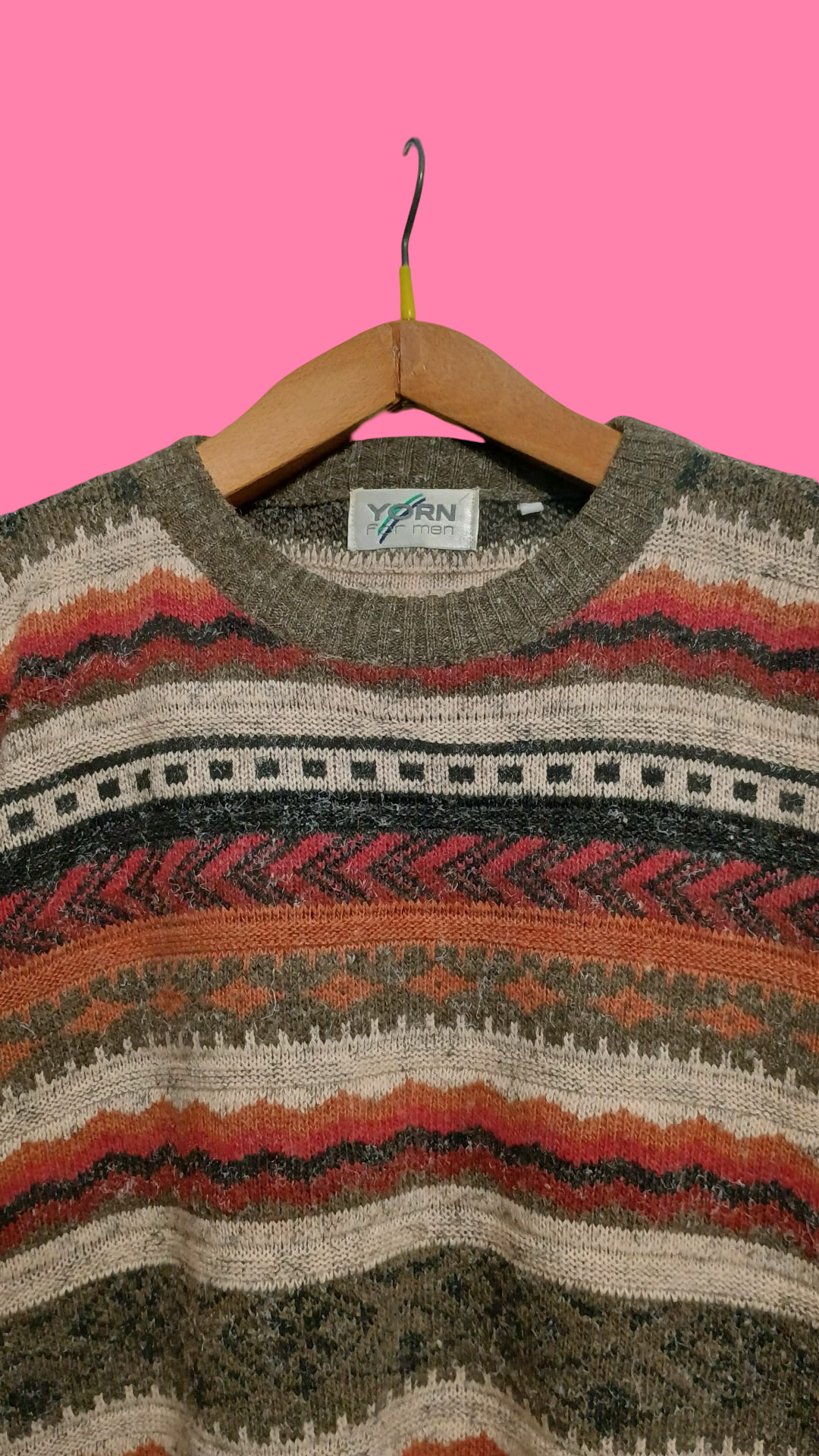 Vintage Multicolor Fantasy 90's Sweater Unisex Size XL