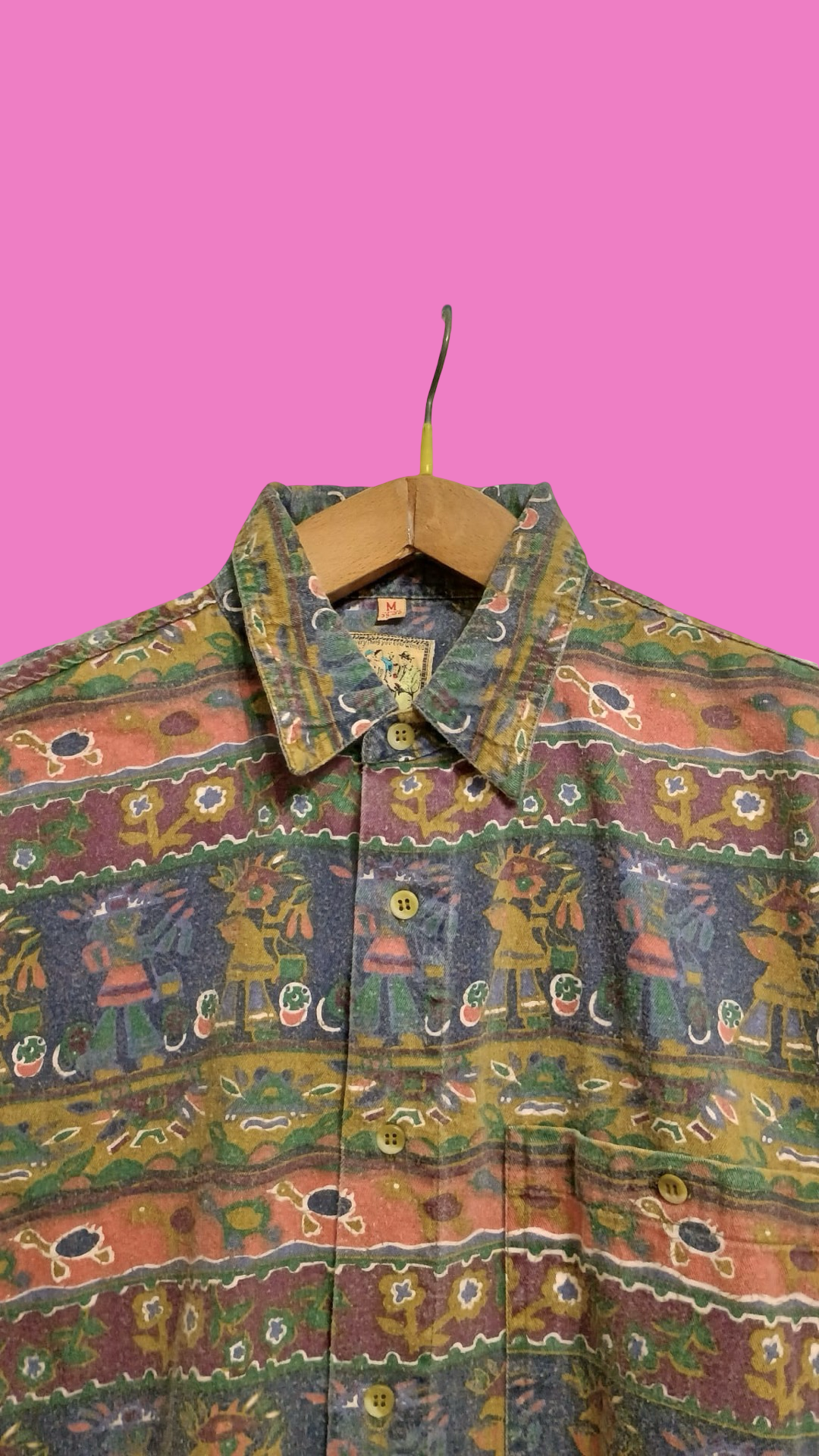 Vintage Multicolor Fantasy 90's Shirt Unisex Size M