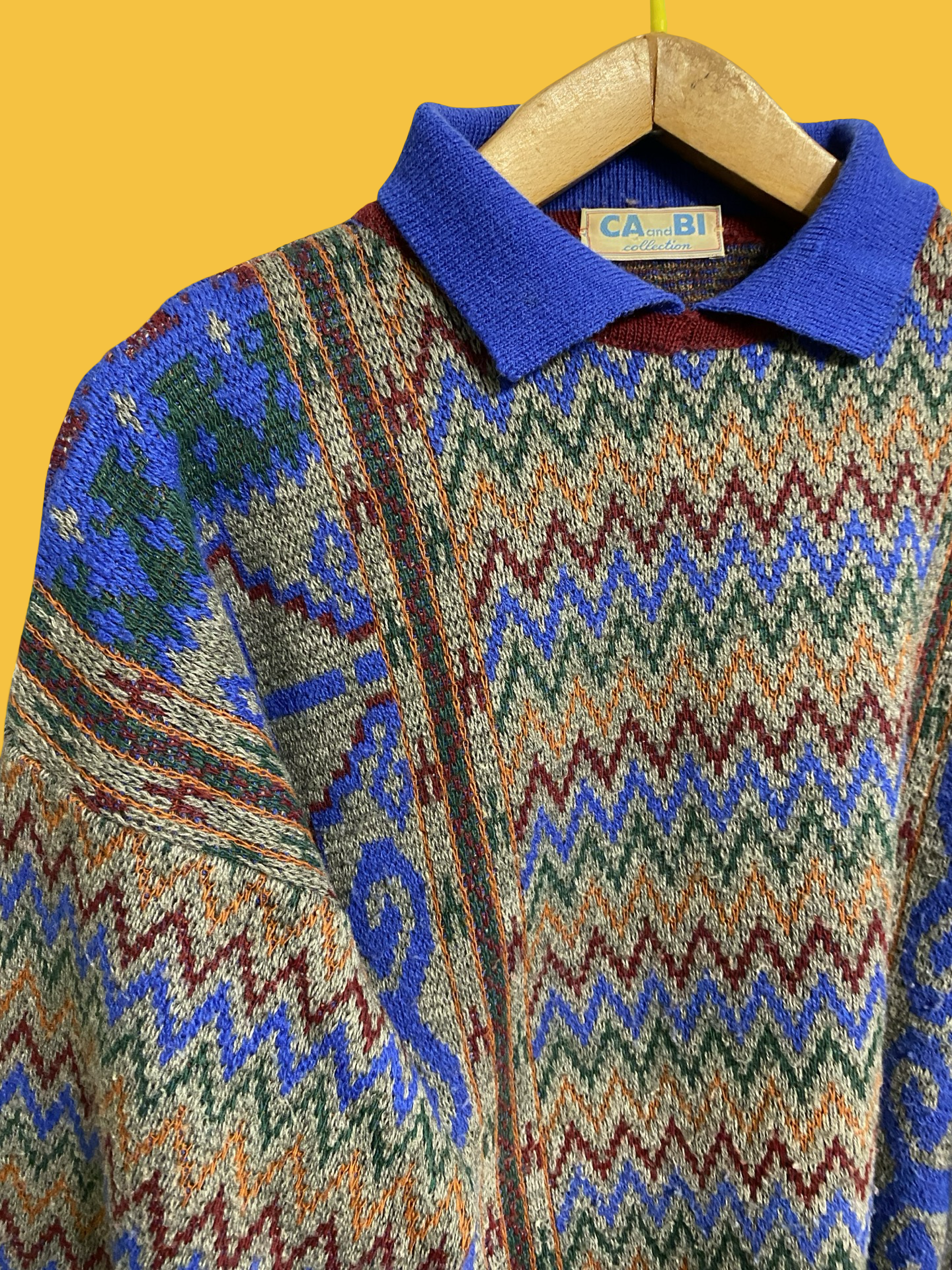 Vintage Multicolor Fantasy 90's Sweater Unisex Size XL
