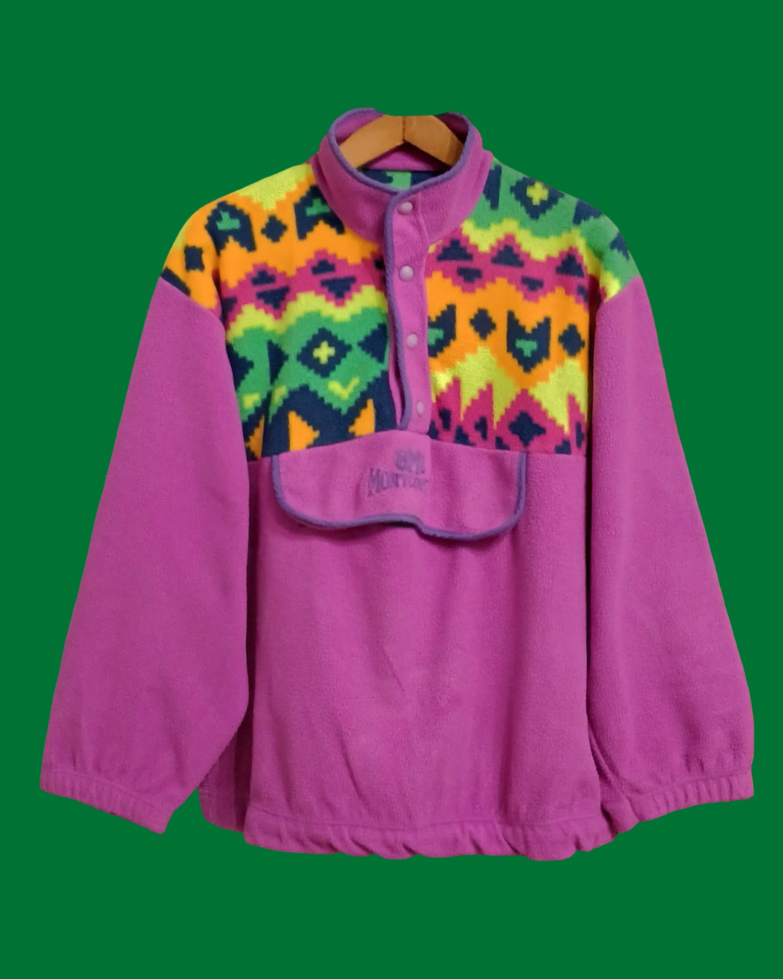 Vintage Multicolor Fantasy 90's Fleece Unisex Size L