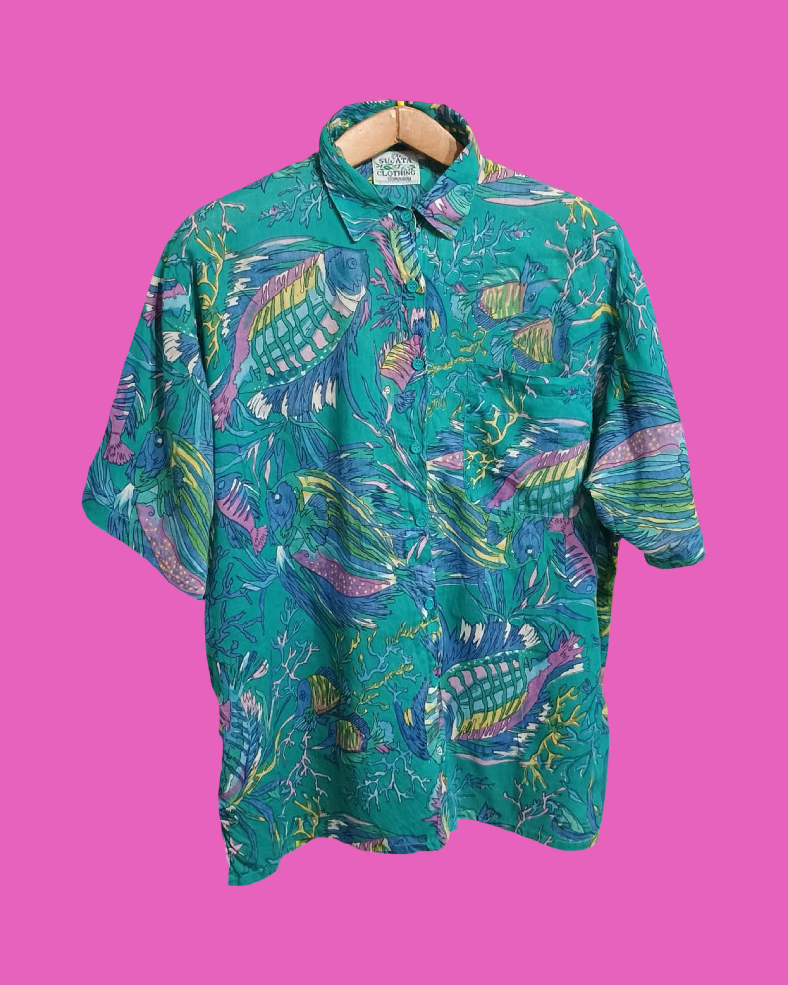 Vintage Multicolor Fantasy 90's Shirt Unisex Size M