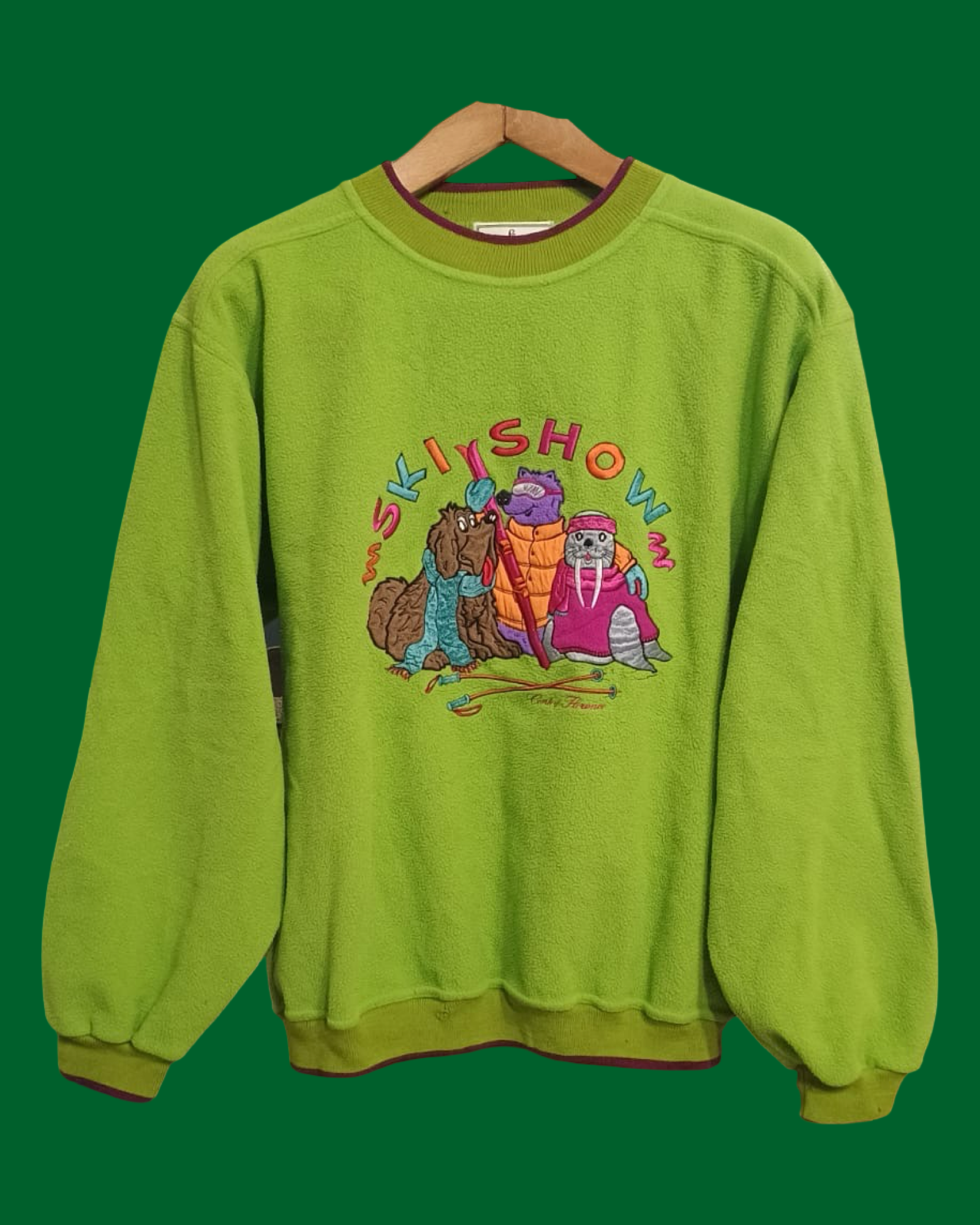 Vintage Multicolor Fantasy 90's Sweatshirt Unisex Size L