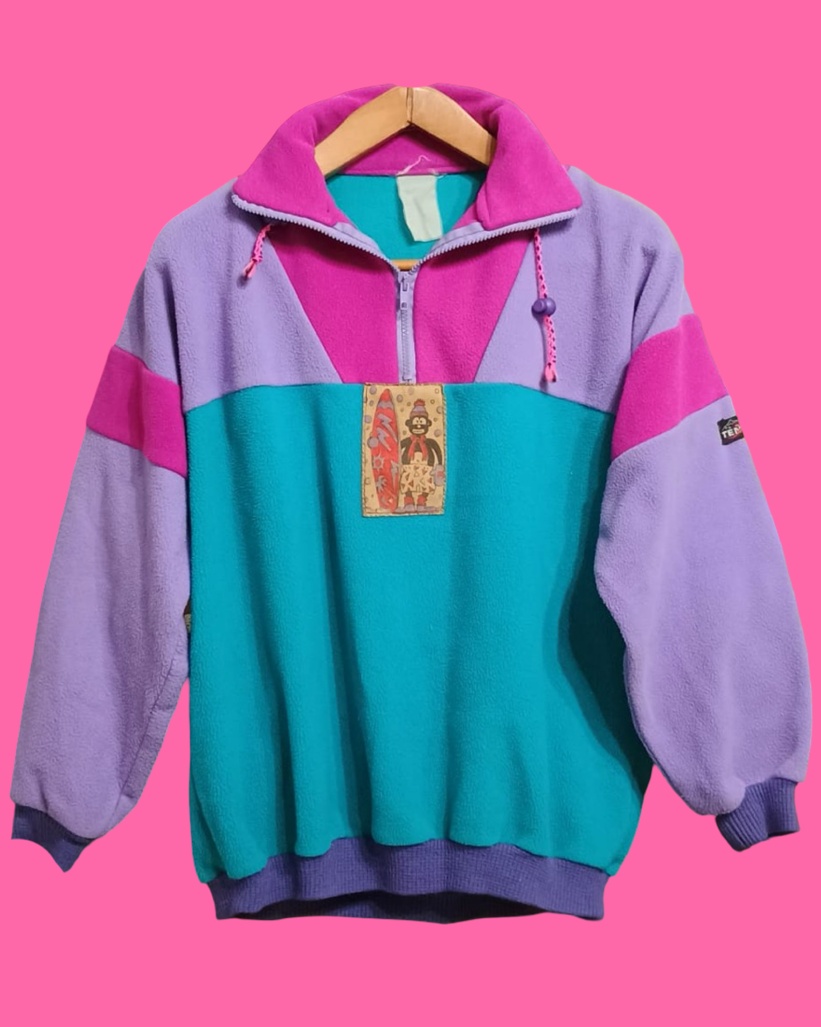 Vintage Multicolor Fantasy 90's Fleece Unisex Size M