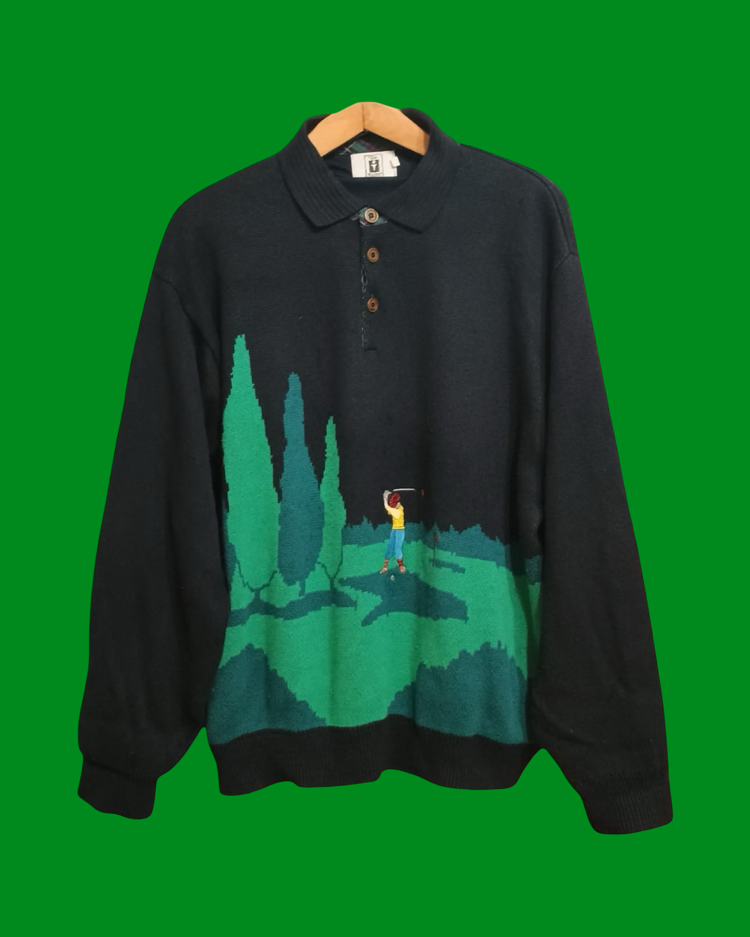 Vintage Multicolor Fantasy 90's Sweater Unisex Size M