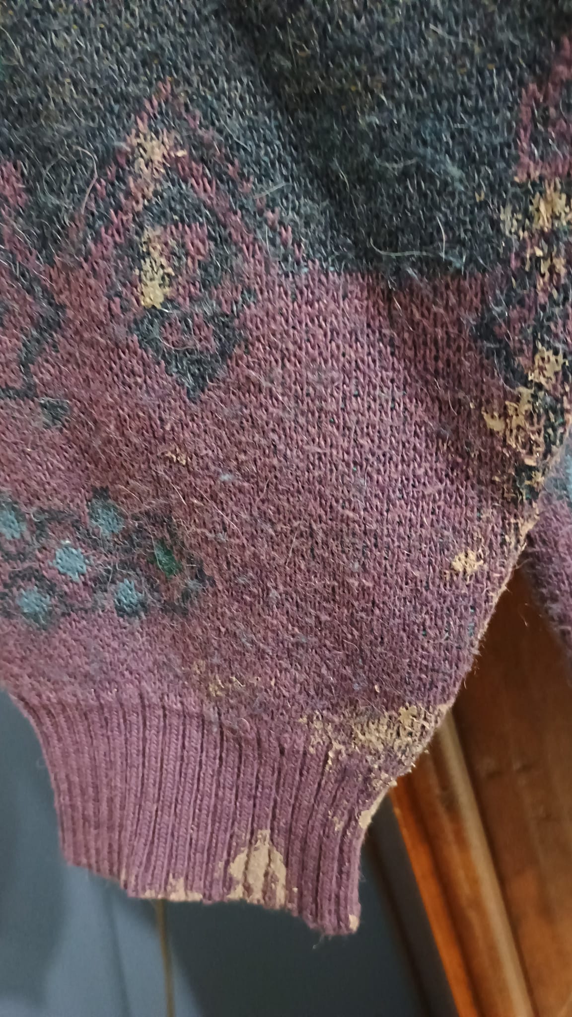 Vintage Multicolor Fantasy 90's Sweater Unisex Size L