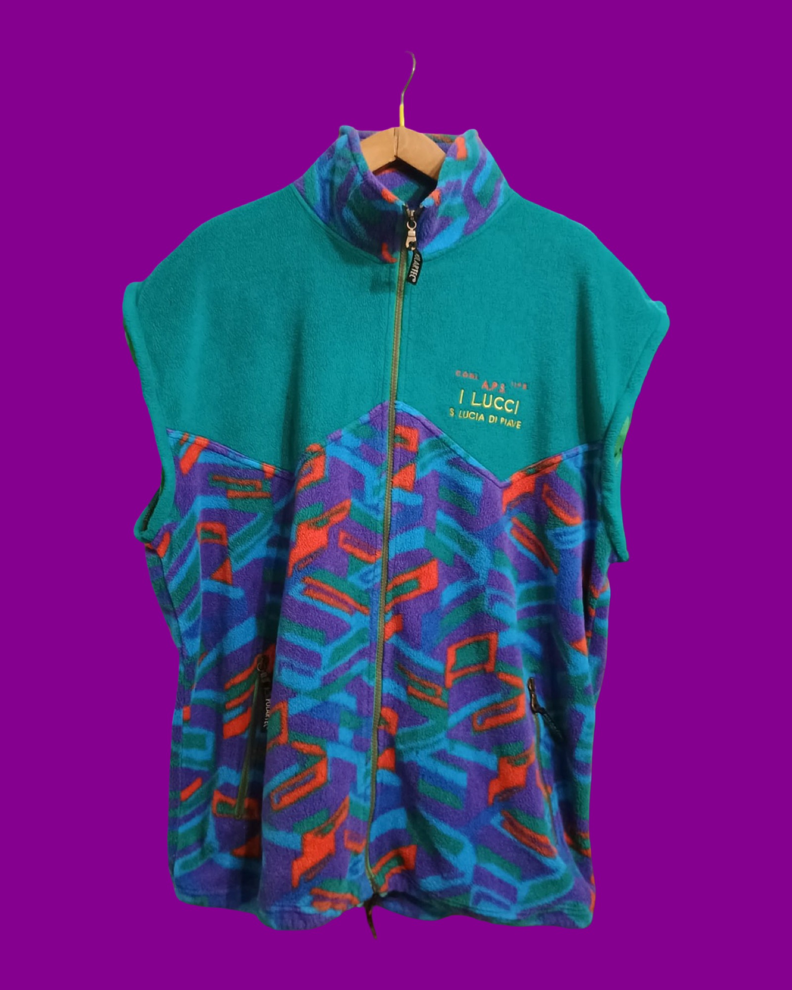Vintage Multicolor Fantasy 90's Fleece Unisex Size XXL
