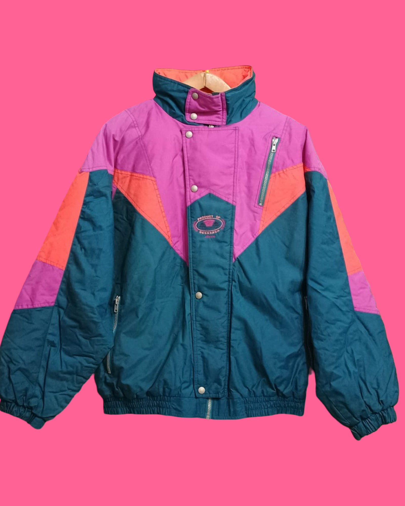 Vintage Multicolor Fantasy 90's Snow Jacket Unisex Size L