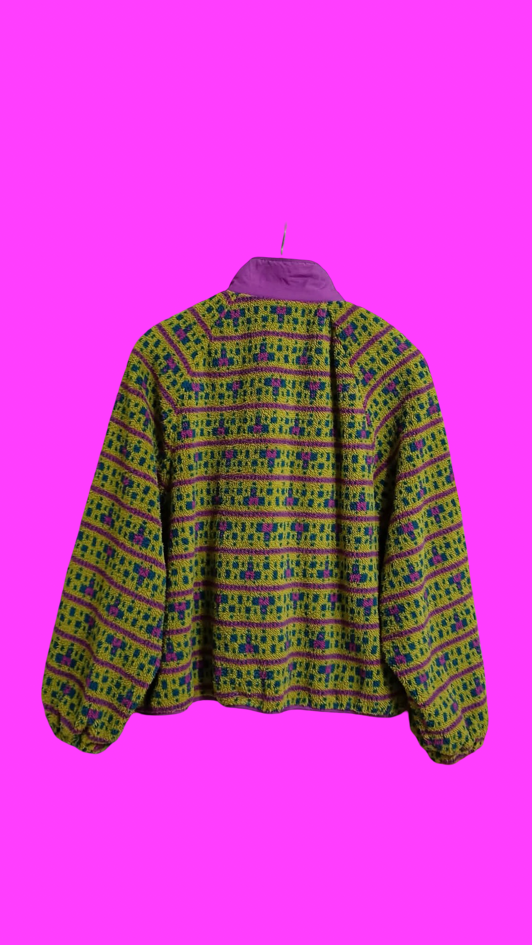 Vintage Multicolor Fantasy 90's Rare Fleece Unisex Size M