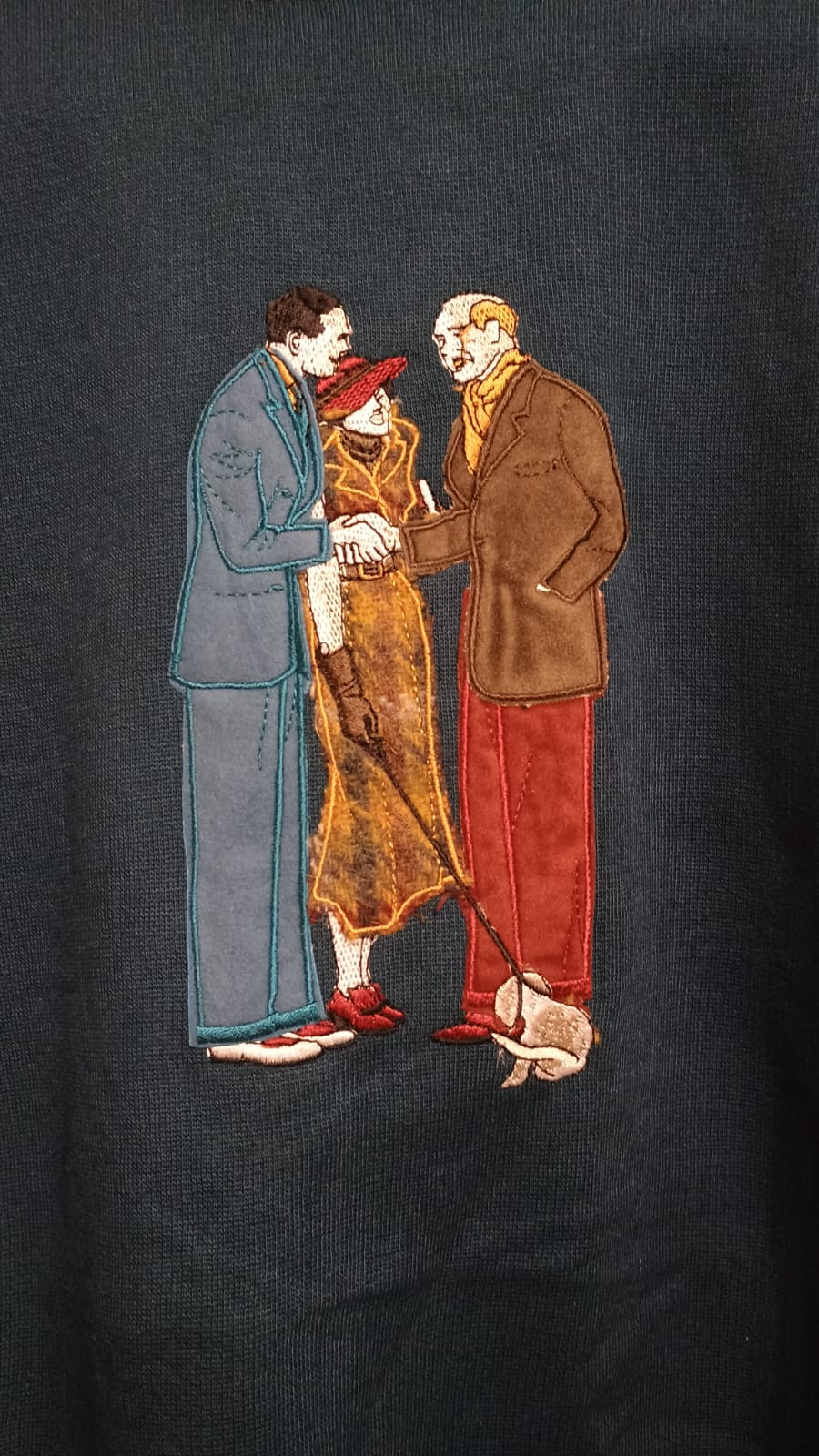 Vintage Multicolor Fantasy 90's Sweatshirt Unisex Size L