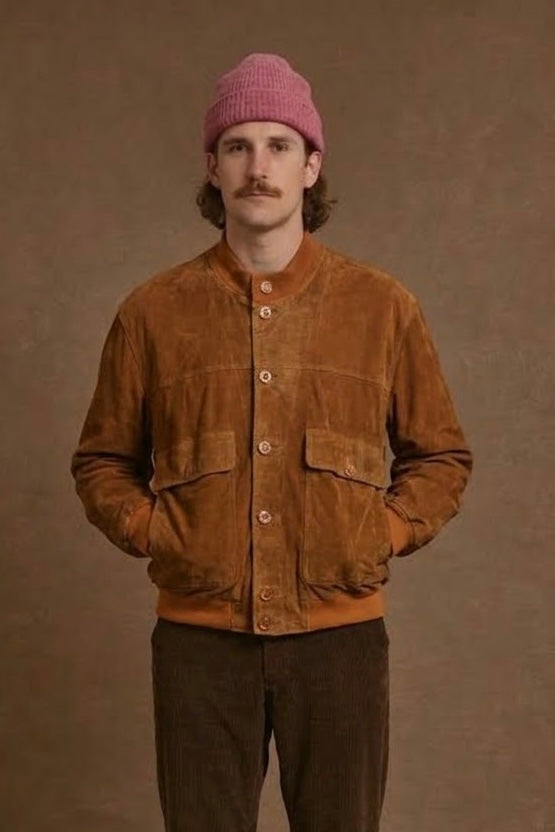 Vintage Brown Fantasy 90's Spring Leather Jacket Unisex Size XL
