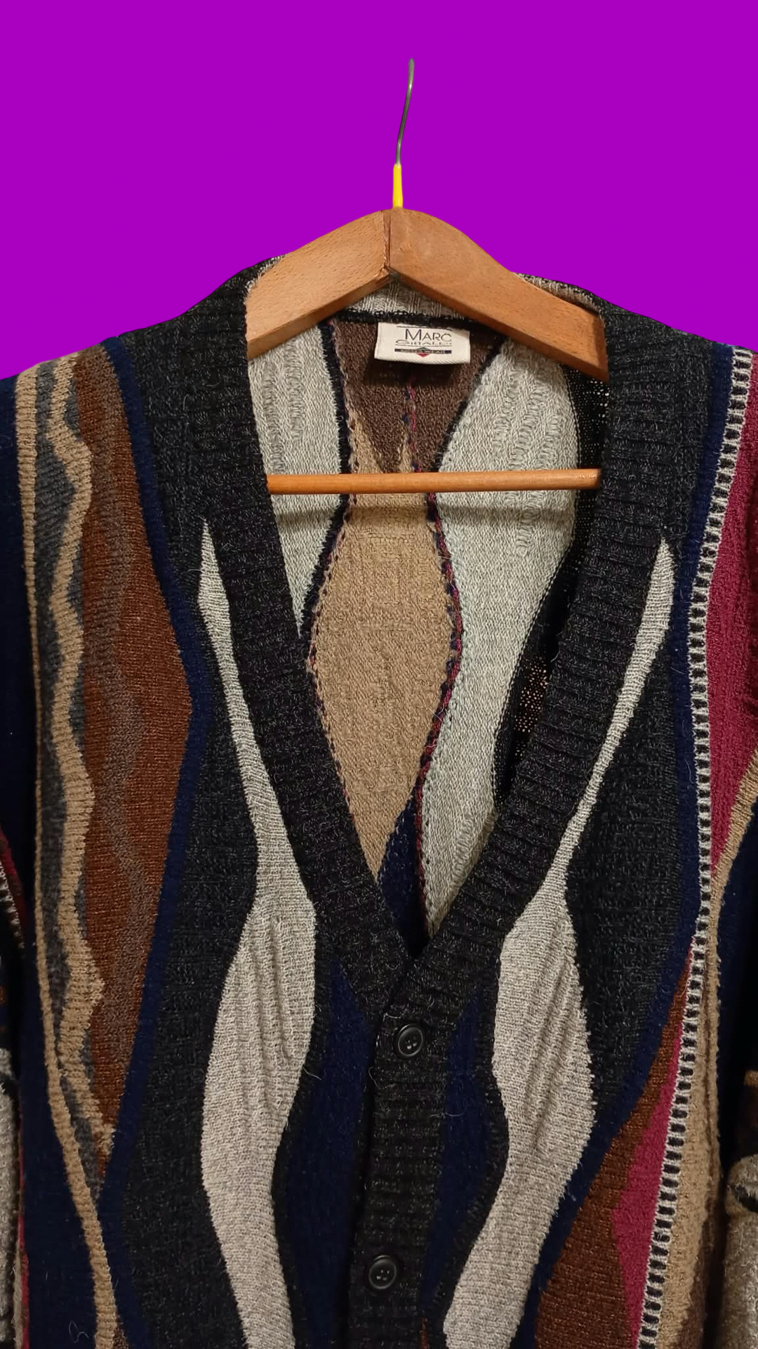 Vintage Multicolor Fantasy 90's Sweater Unisex Size XL
