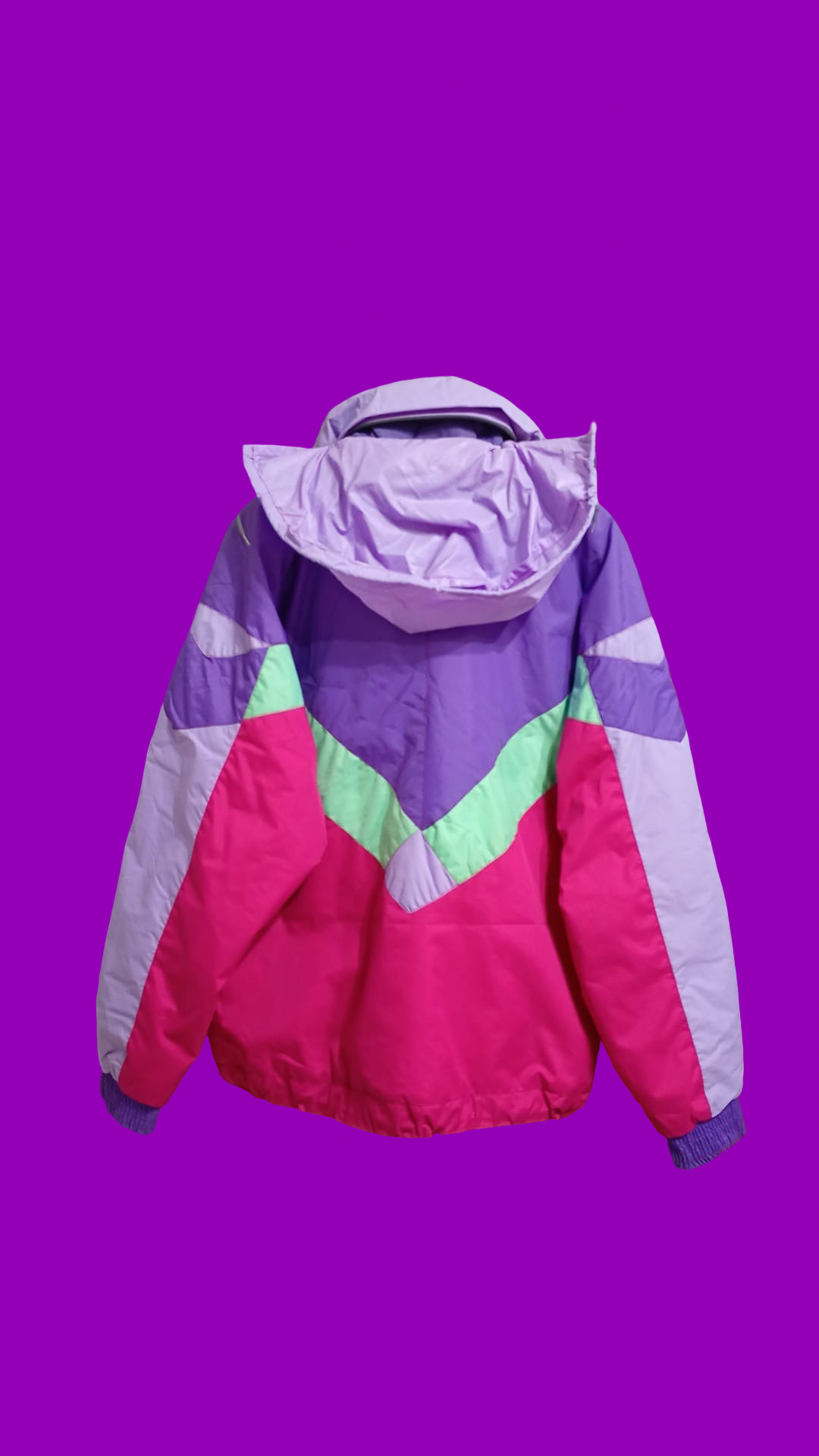 Vintage Multicolor Fantasy 90's Rare Snow Jacket Unisex Size L