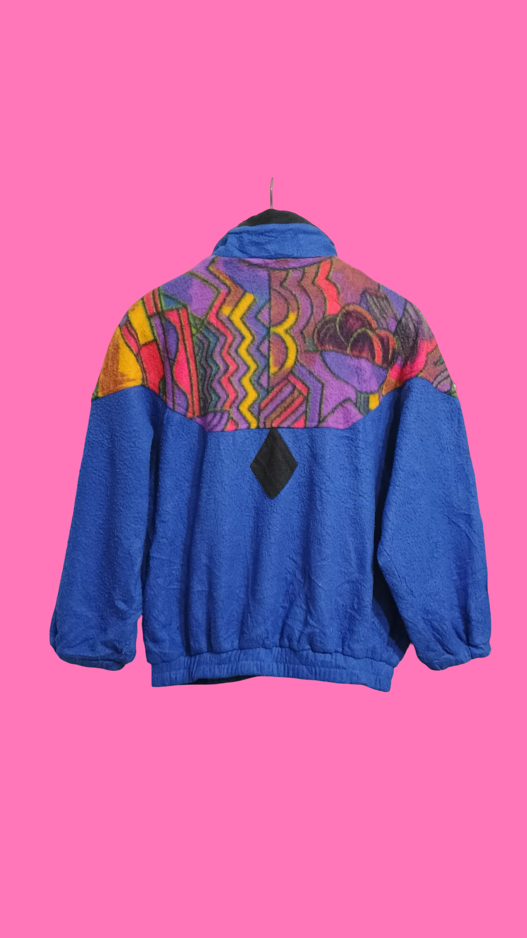 Vintage Multicolor Fantasy 90's Sweatshirt Woman Size S