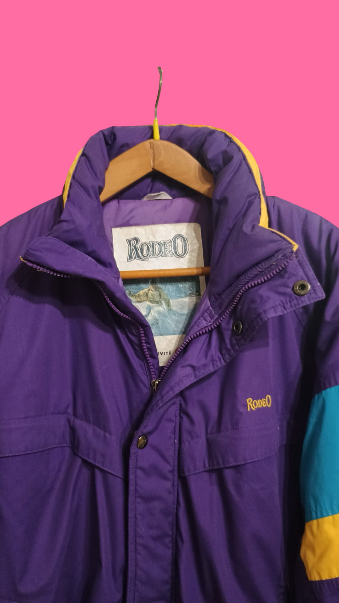 Vintage Multicolor Fantasy 90's Snow Jacket Unisex Size M