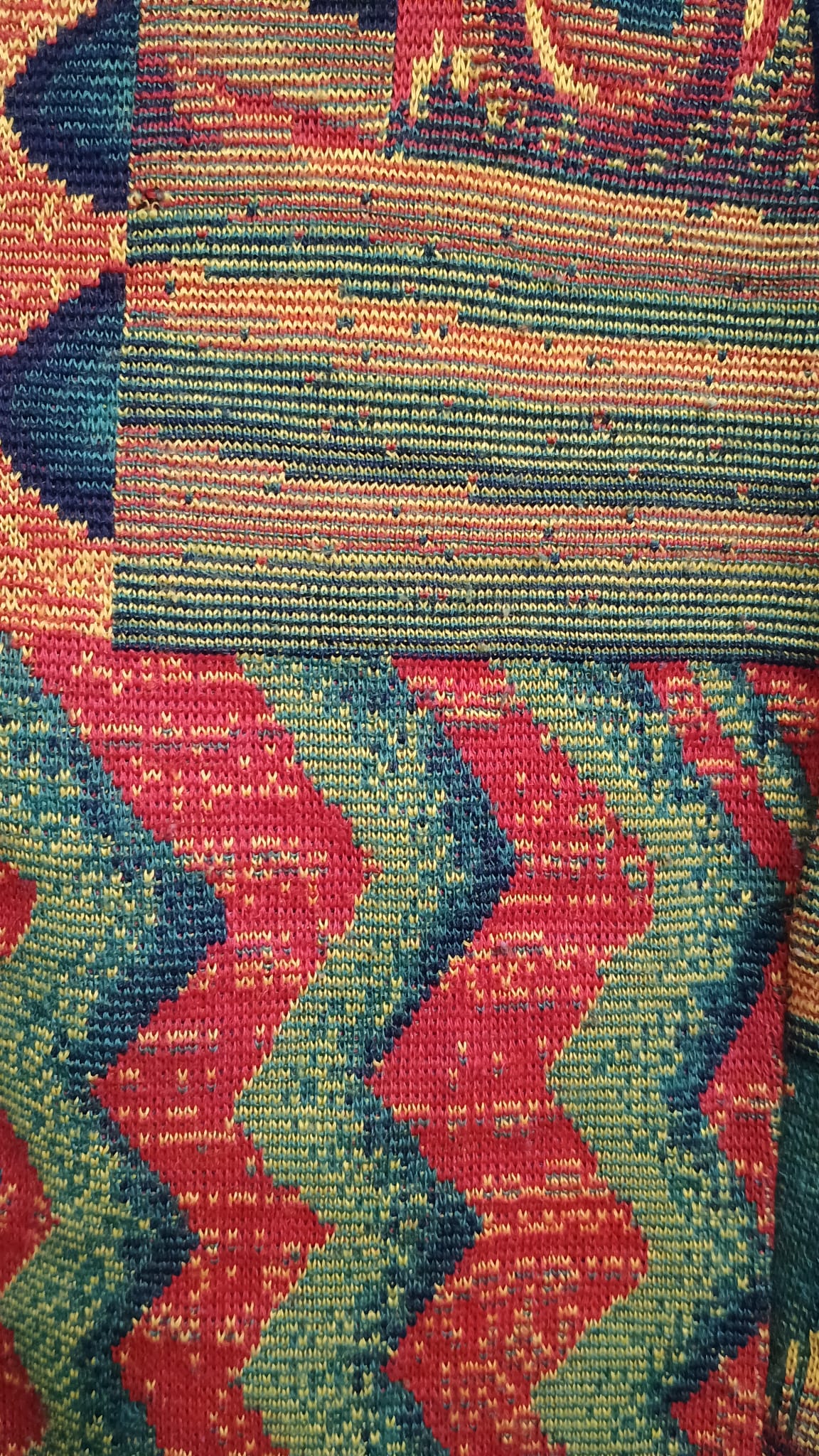 Vintage Multicolor Fantasy 90's Gilet Unisex Size M