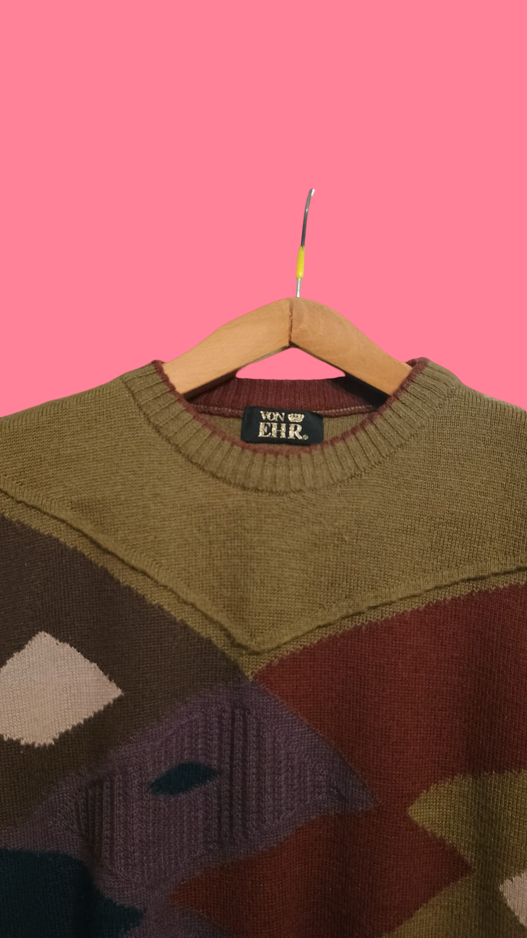 Vintage Multicolor Fantasy 90's Sweater Unisex Size S