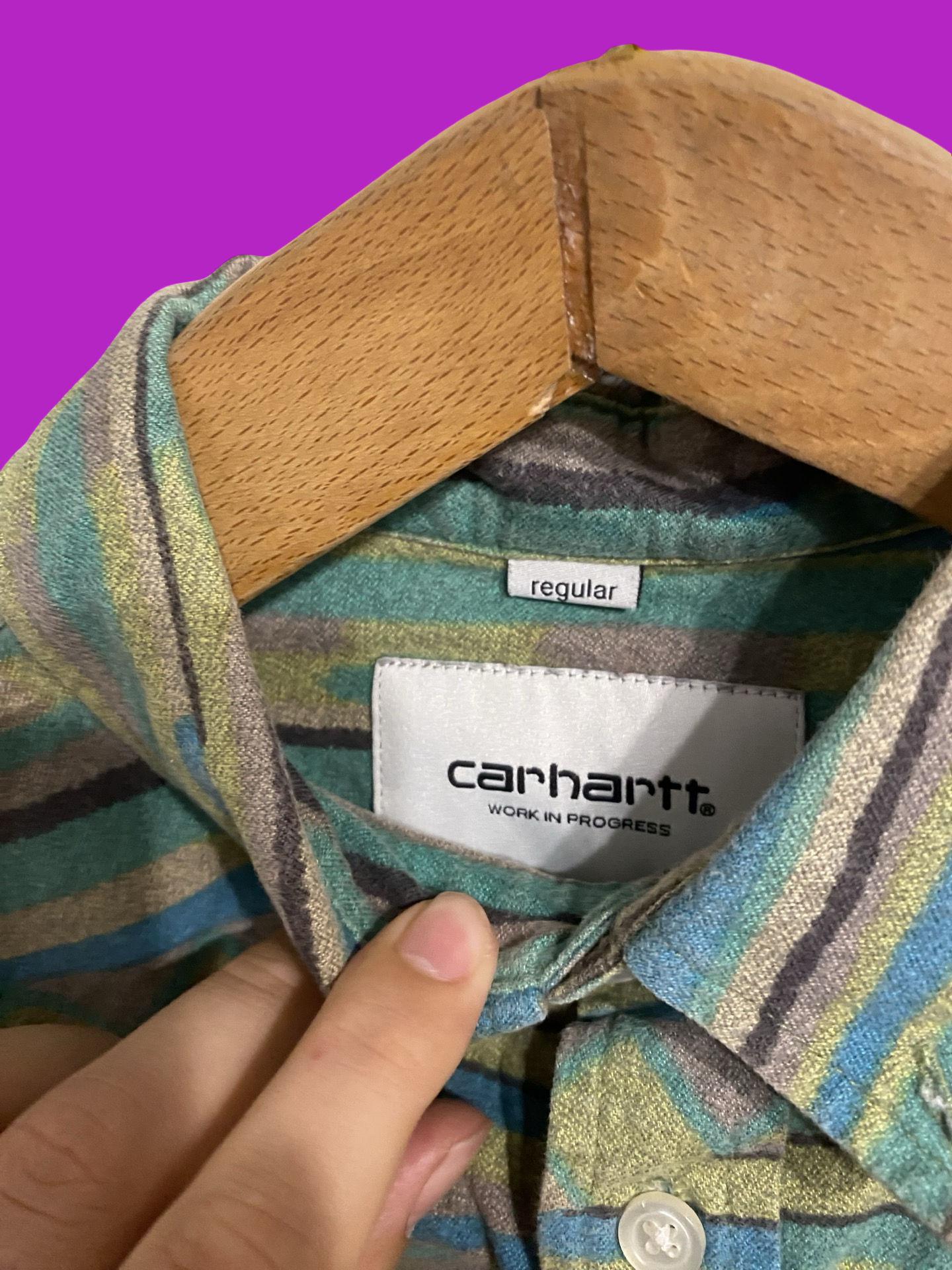 Vintage Multicolor Fantasy 90's Carhartt Shirt Unisex Size M