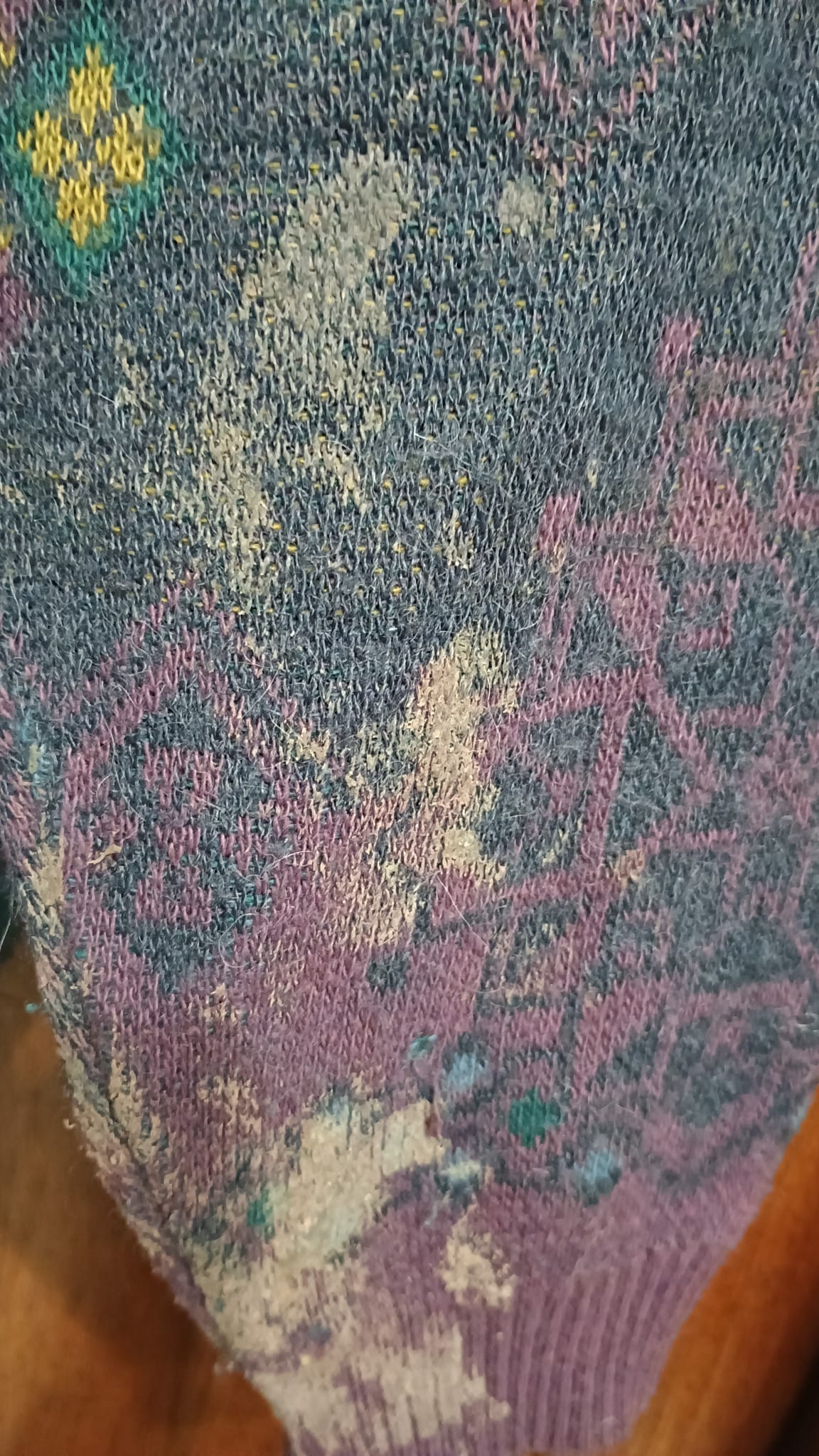 Vintage Multicolor Fantasy 90's Sweater Unisex Size L