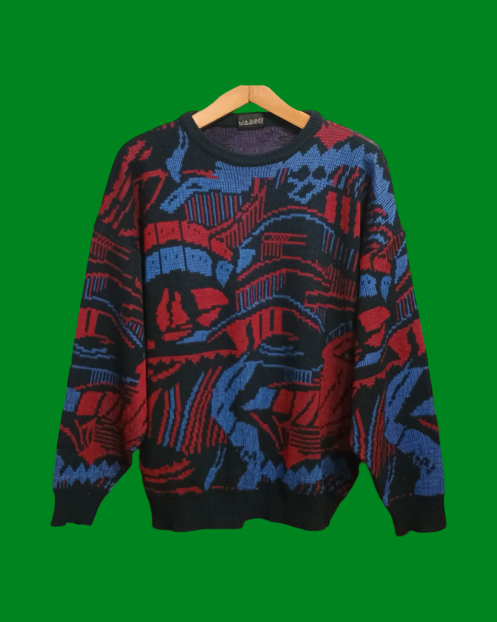 Vintage Multicolor Fantasy 90's Sweater Unisex Size XL