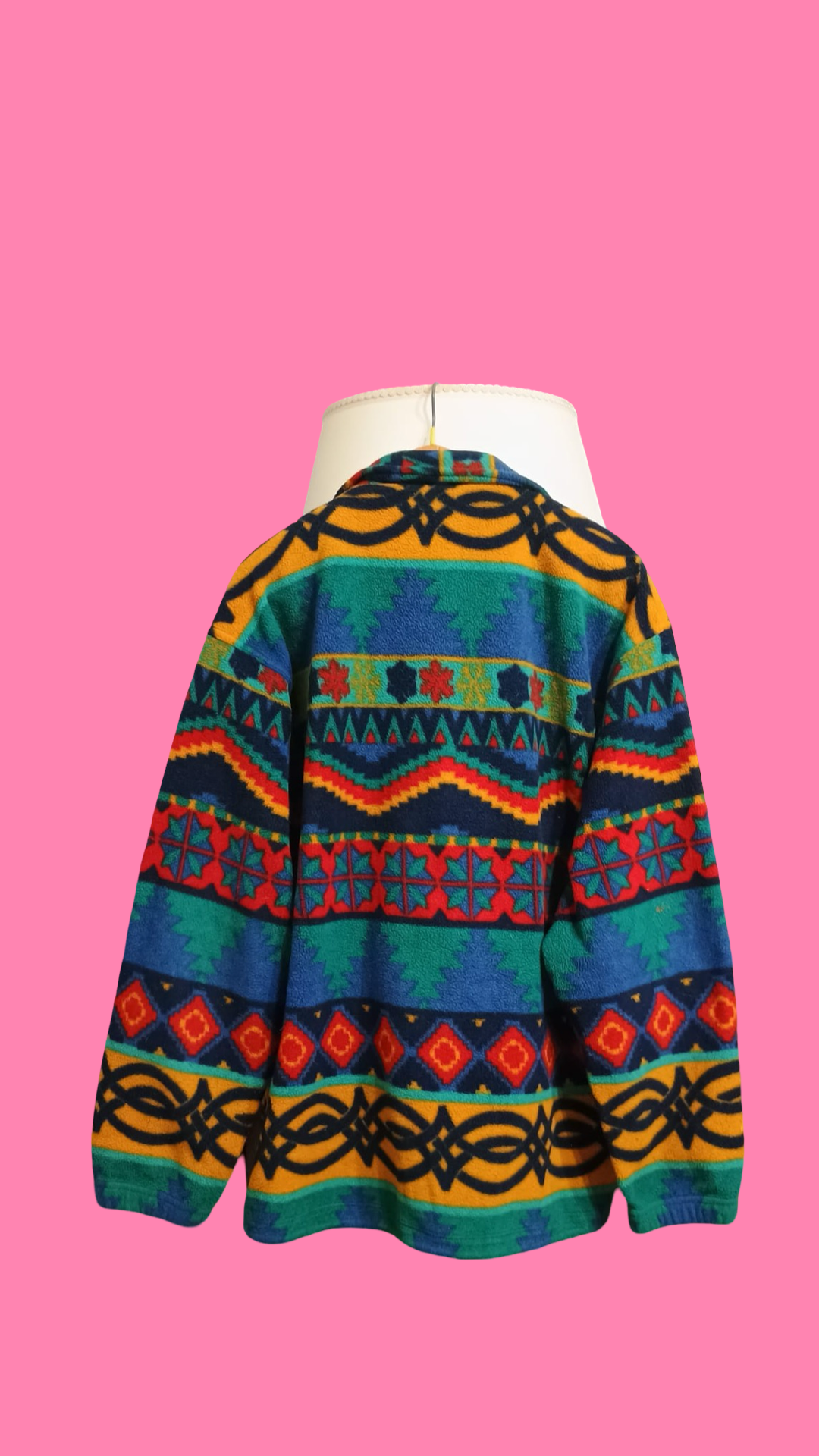 Vintage Multicolor Fantasy 90's Pile Sweatshirt Unisex Size XL
