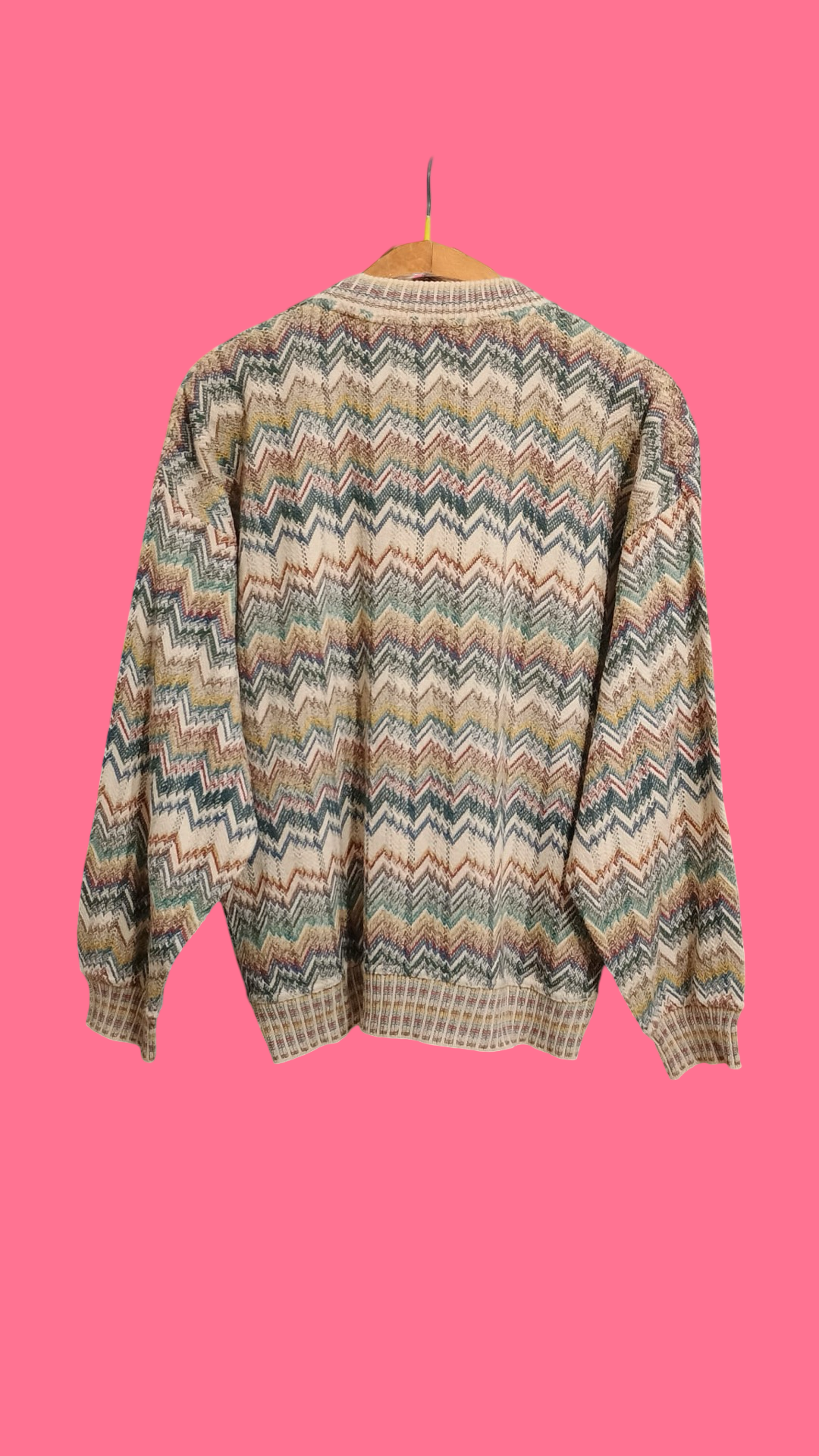 Vintage Multicolor Fantasy 90's Sweater Unisex Size M