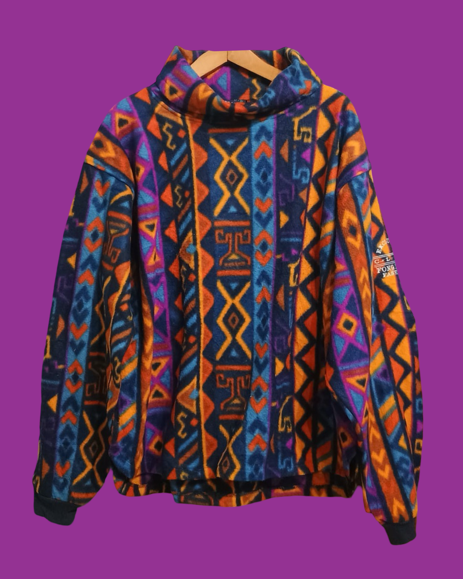 Vintage Multicolor Fantasy 90's Sweatshirt Unisex Size XL