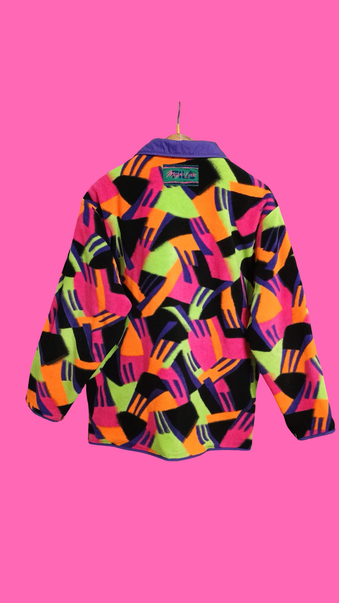 Vintage Multicolor Fantasy 90's Fila Pile Snow Jacket Unisex Size XL