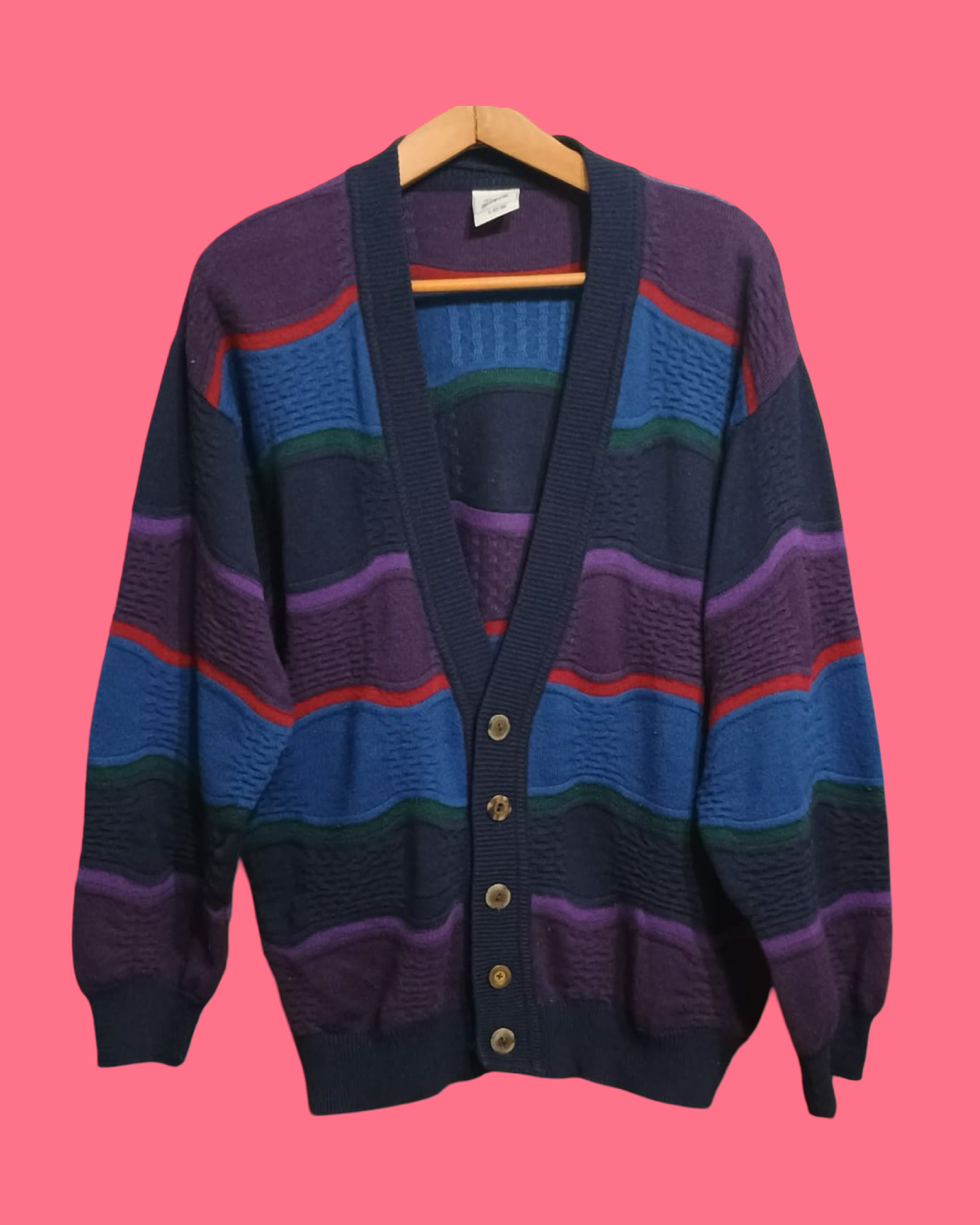 Vintage Multicolor Fantasy 90's Sweater Unisex Size XL