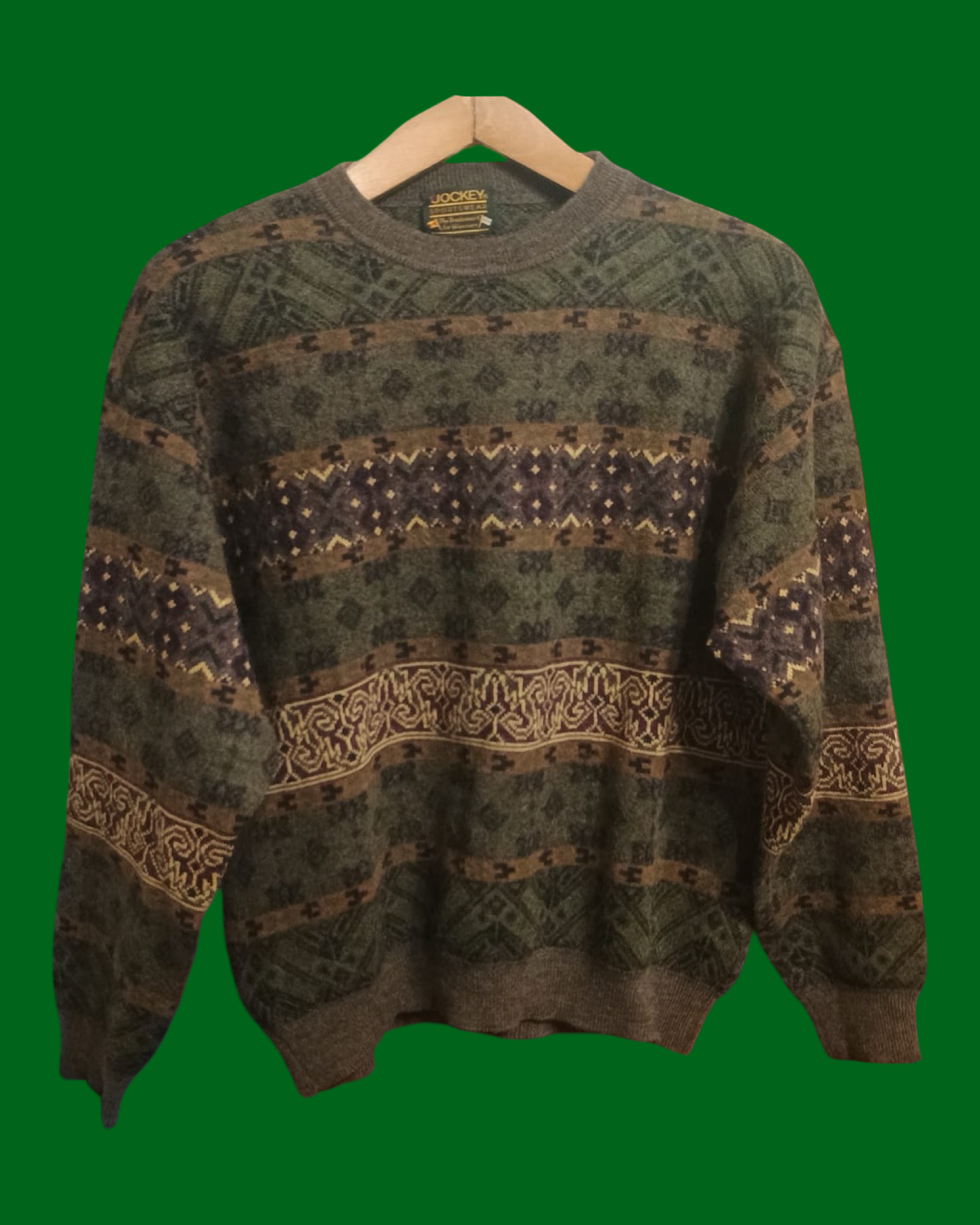 Vintage Multicolor Fantasy 90's Sweater Unisex Size S