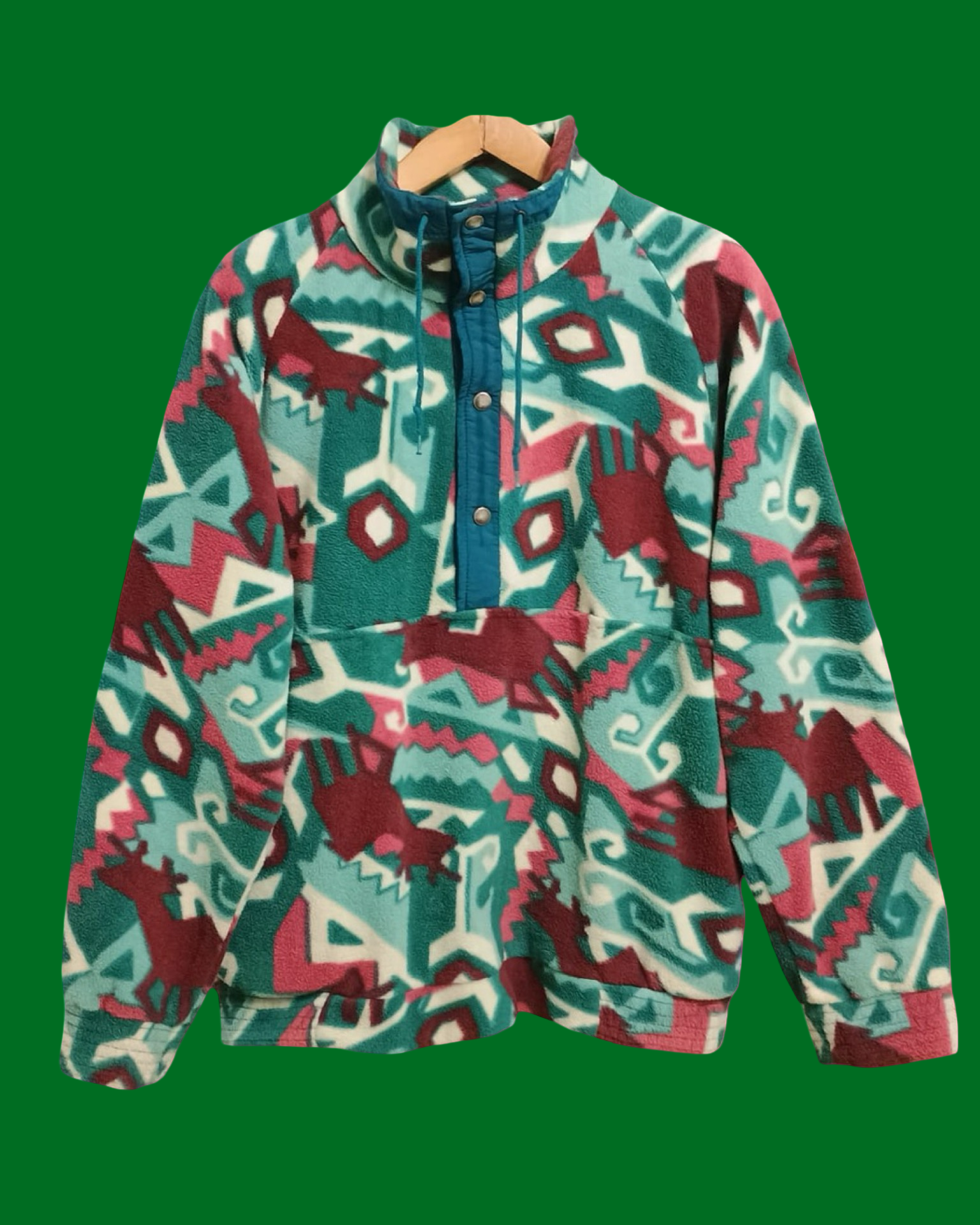 Vintage Multicolor Fantasy 90's Fleece Unisex Size L