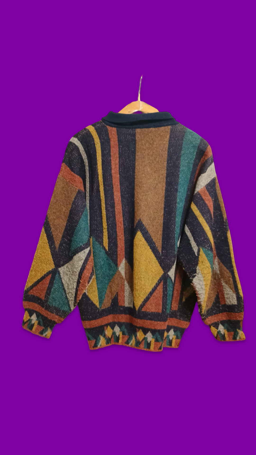 Vintage Multicolor Fantasy 90's Sweater Unisex Size M