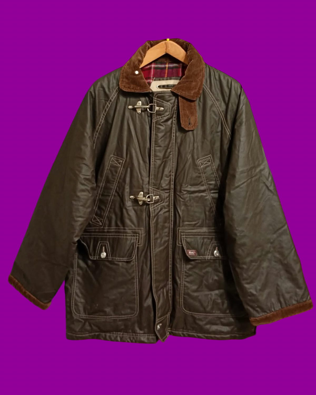 Vintage Brown 90's Jacket Unisex Size L
