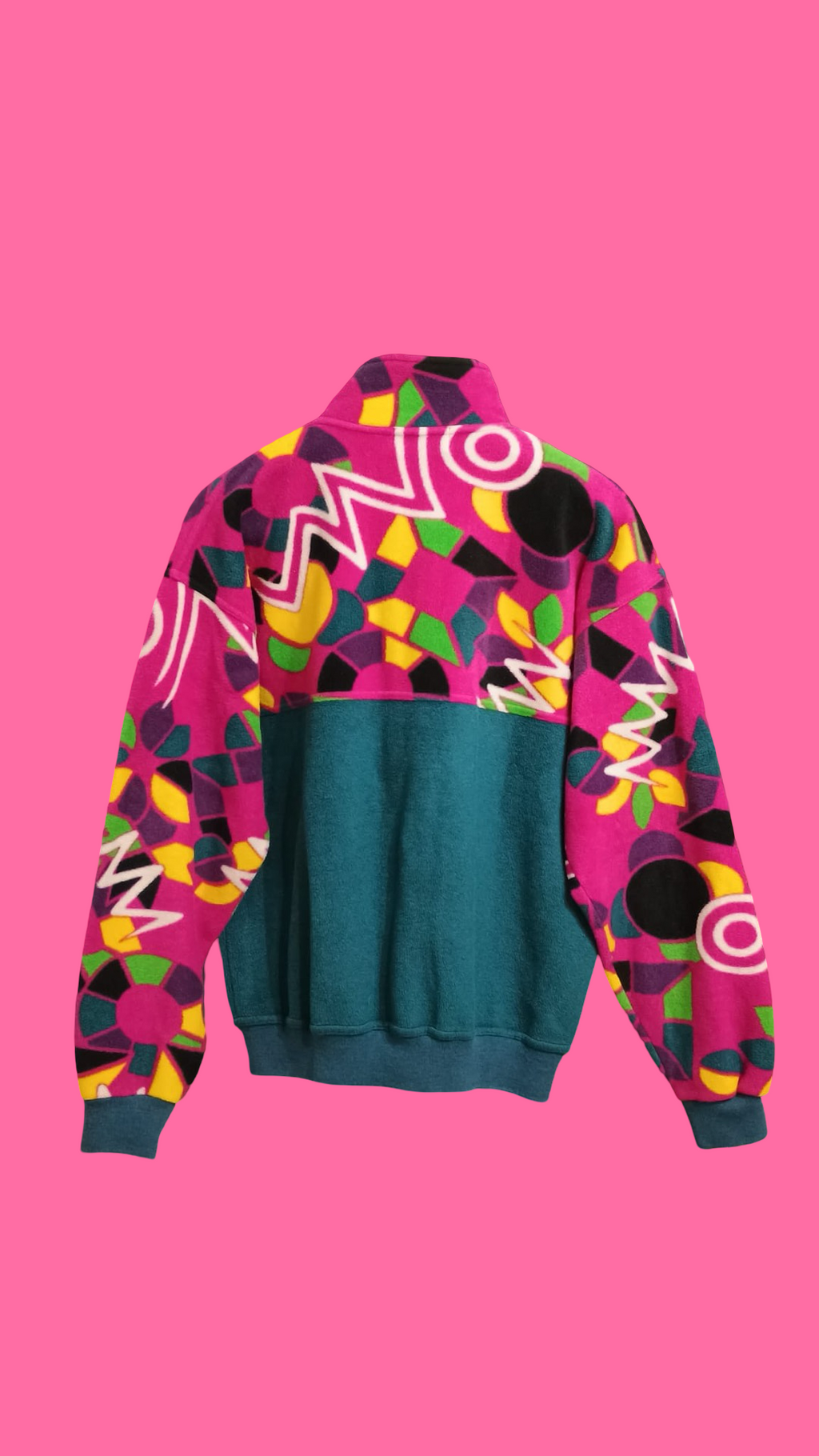 Vintage Multicolor Fantasy 90's Fleece Woman Size S