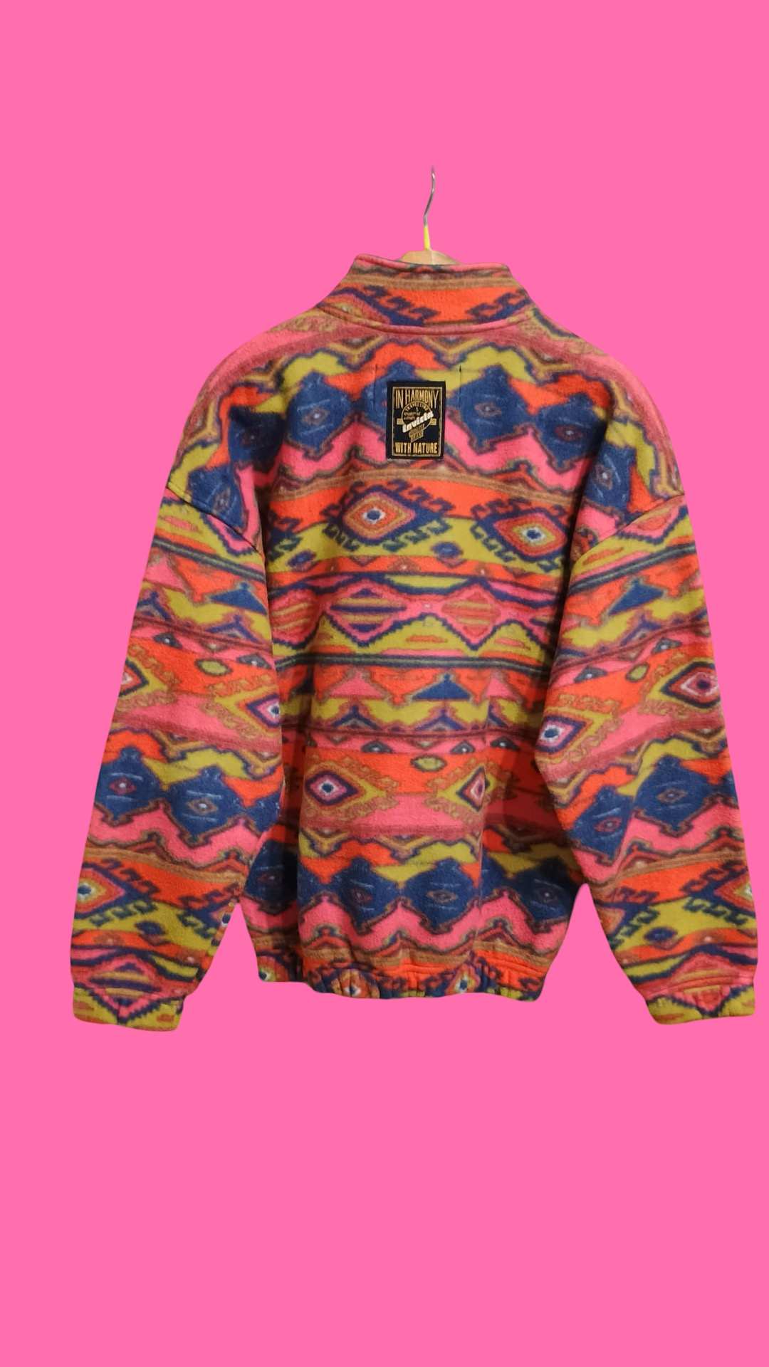 Vintage Multicolor Fantasy 90's Fleece Unisex Size M