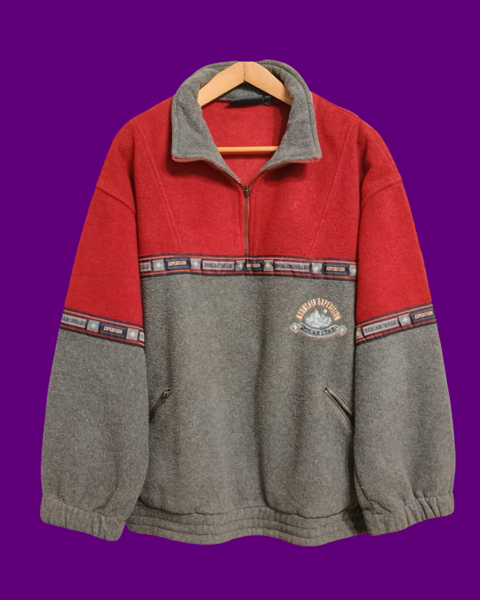 Vintage Multicolor Fantasy 90's Fleece Unisex Size XL