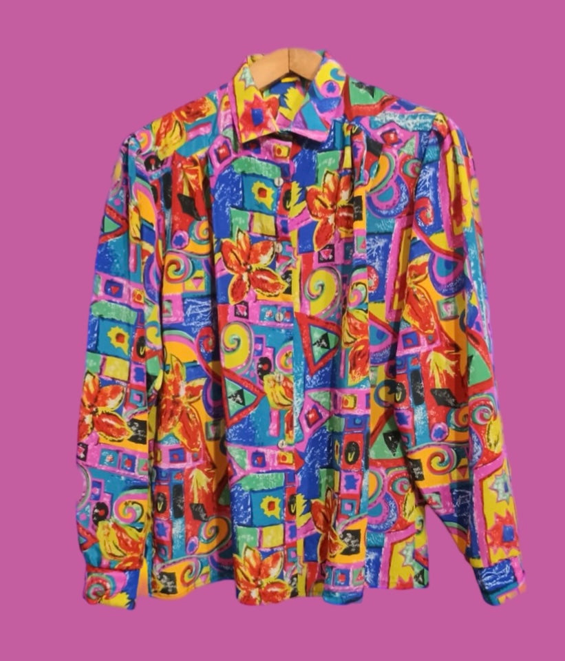 Vintage Multicolor Fantasy 90's Shirt Woman Size M