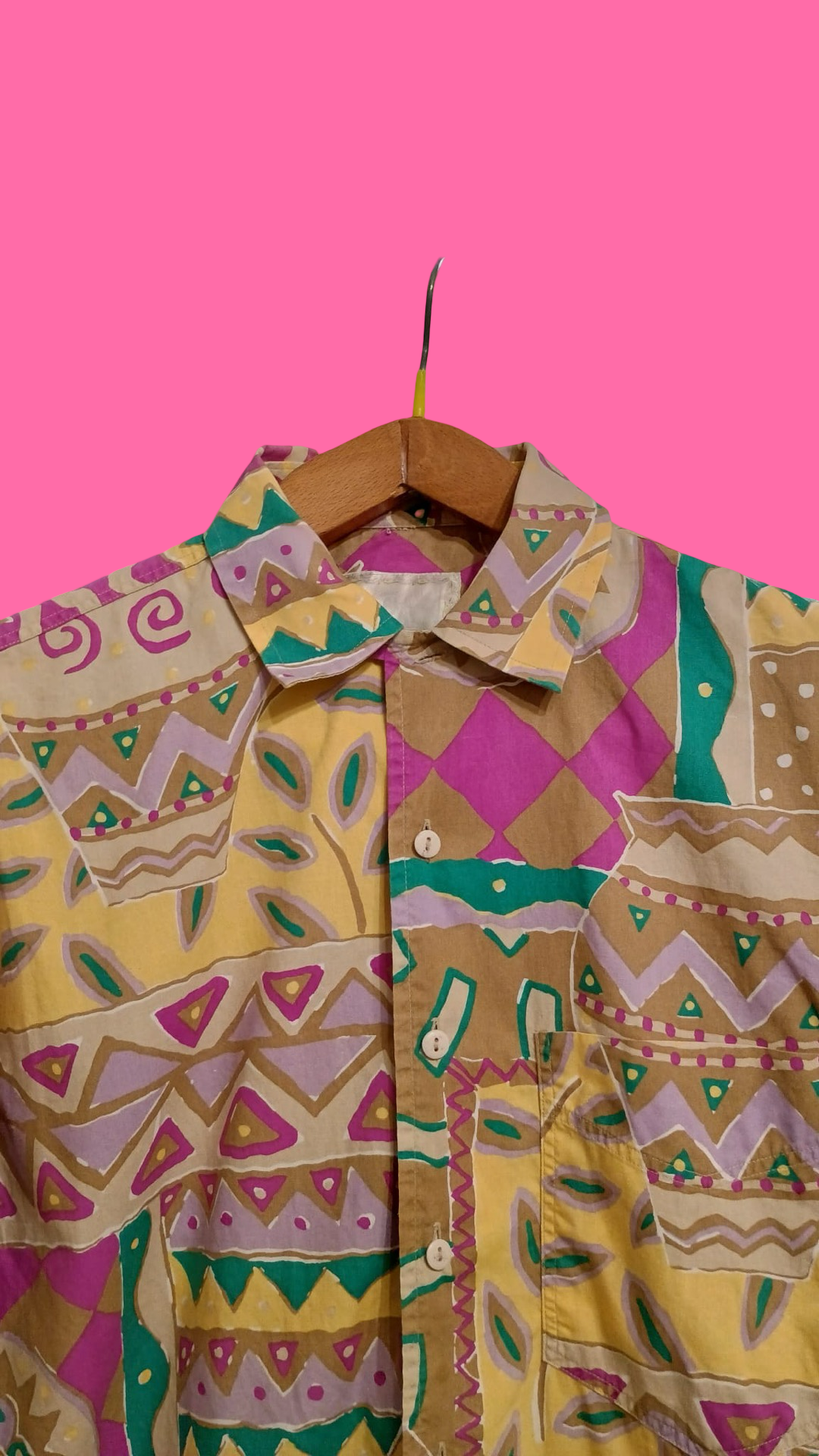 Vintage Multicolor Fantasy 90's Shirt Unisex Size M