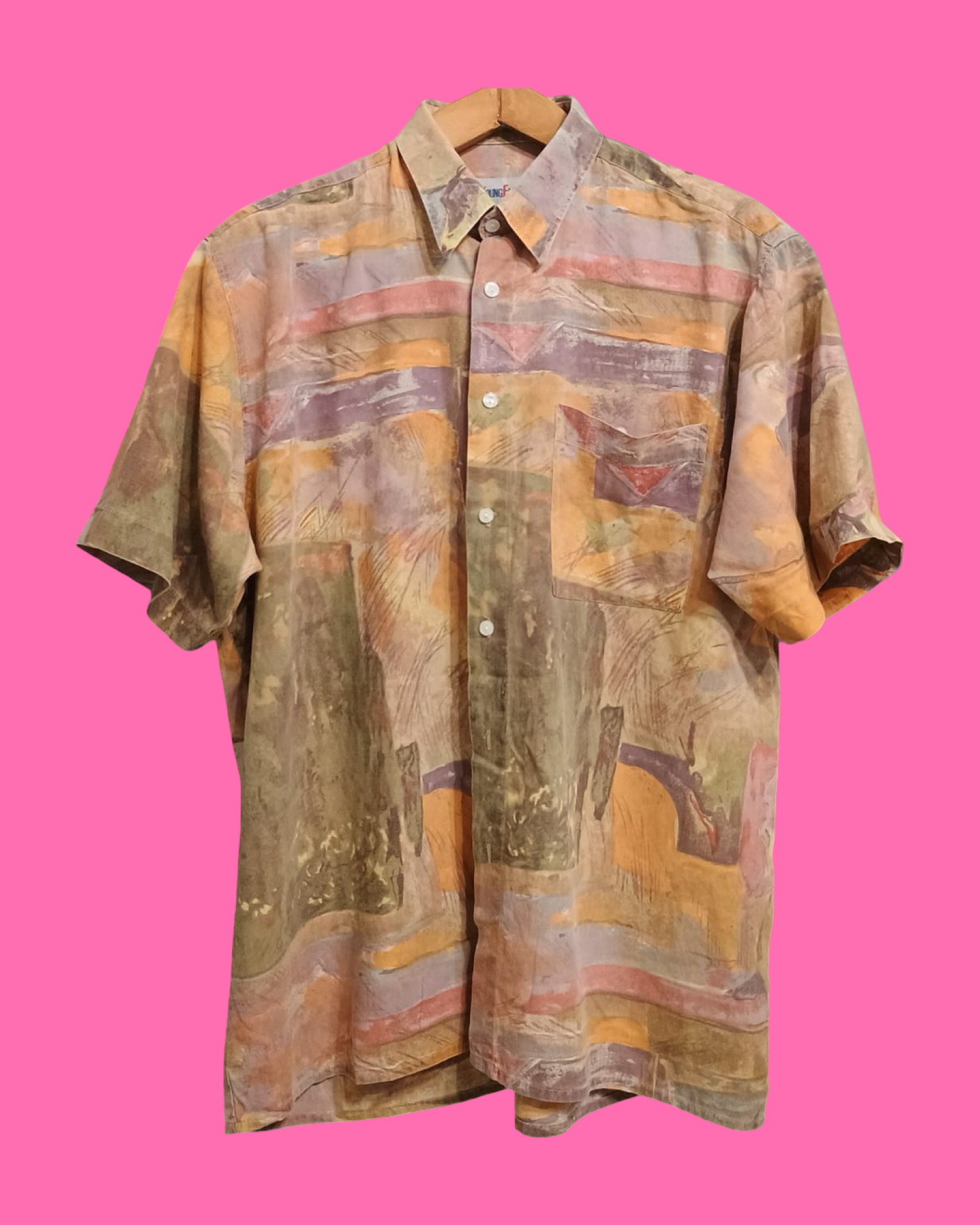 Vintage Multicolor Fantasy 90's Shirt Unisex Size L