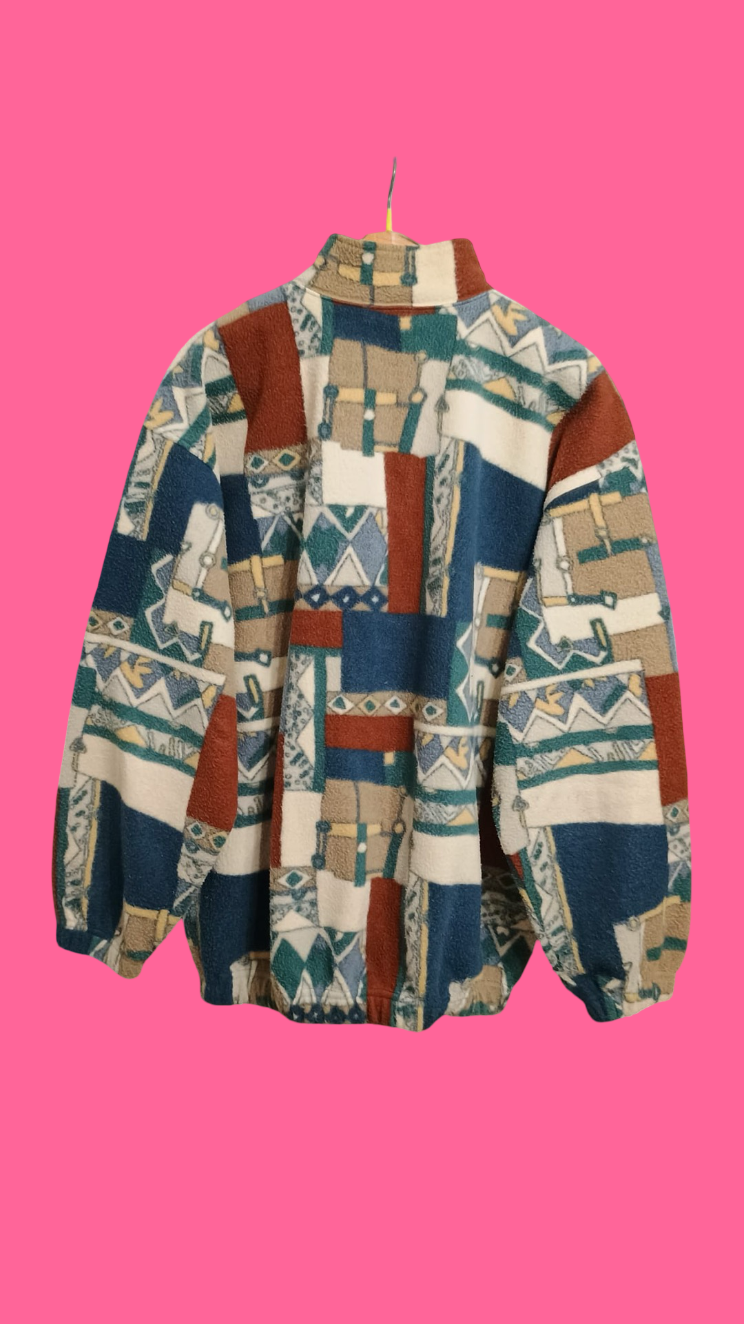 Vintage Multicolor Fantasy 90's Fleece Unisex Size L