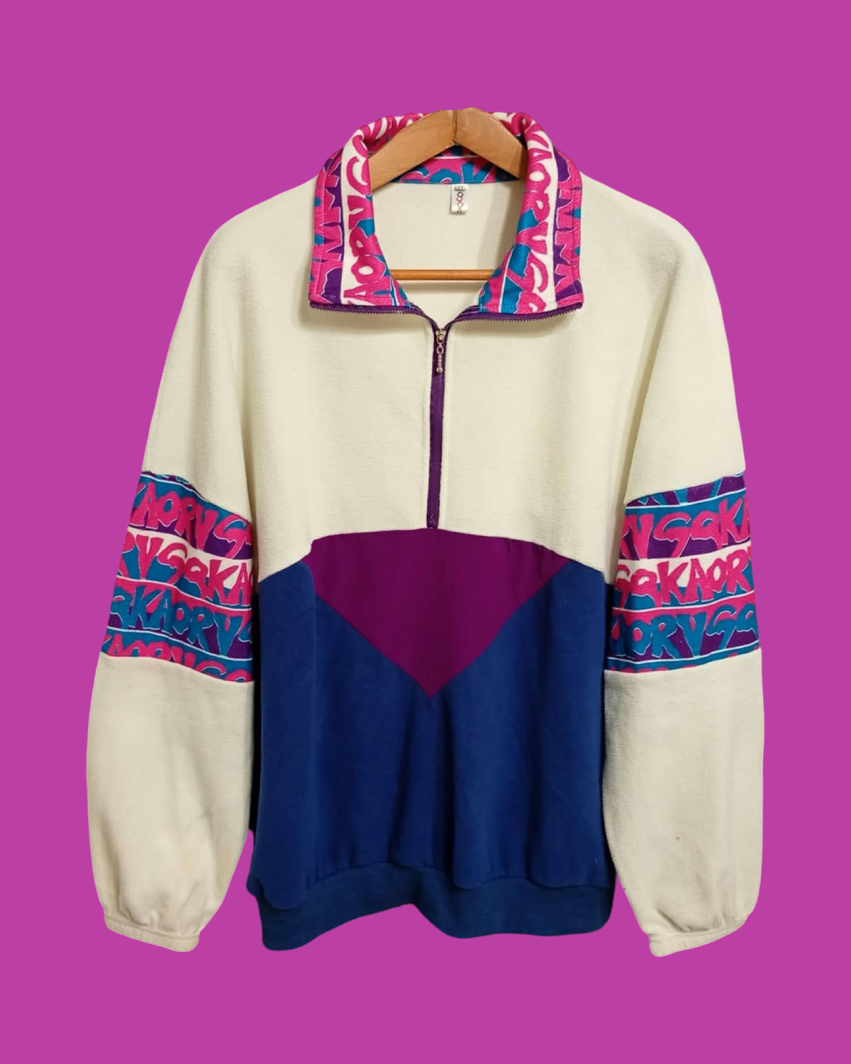 Vintage Multicolor Fantasy 90's Rare Fleece Unisex Size XL