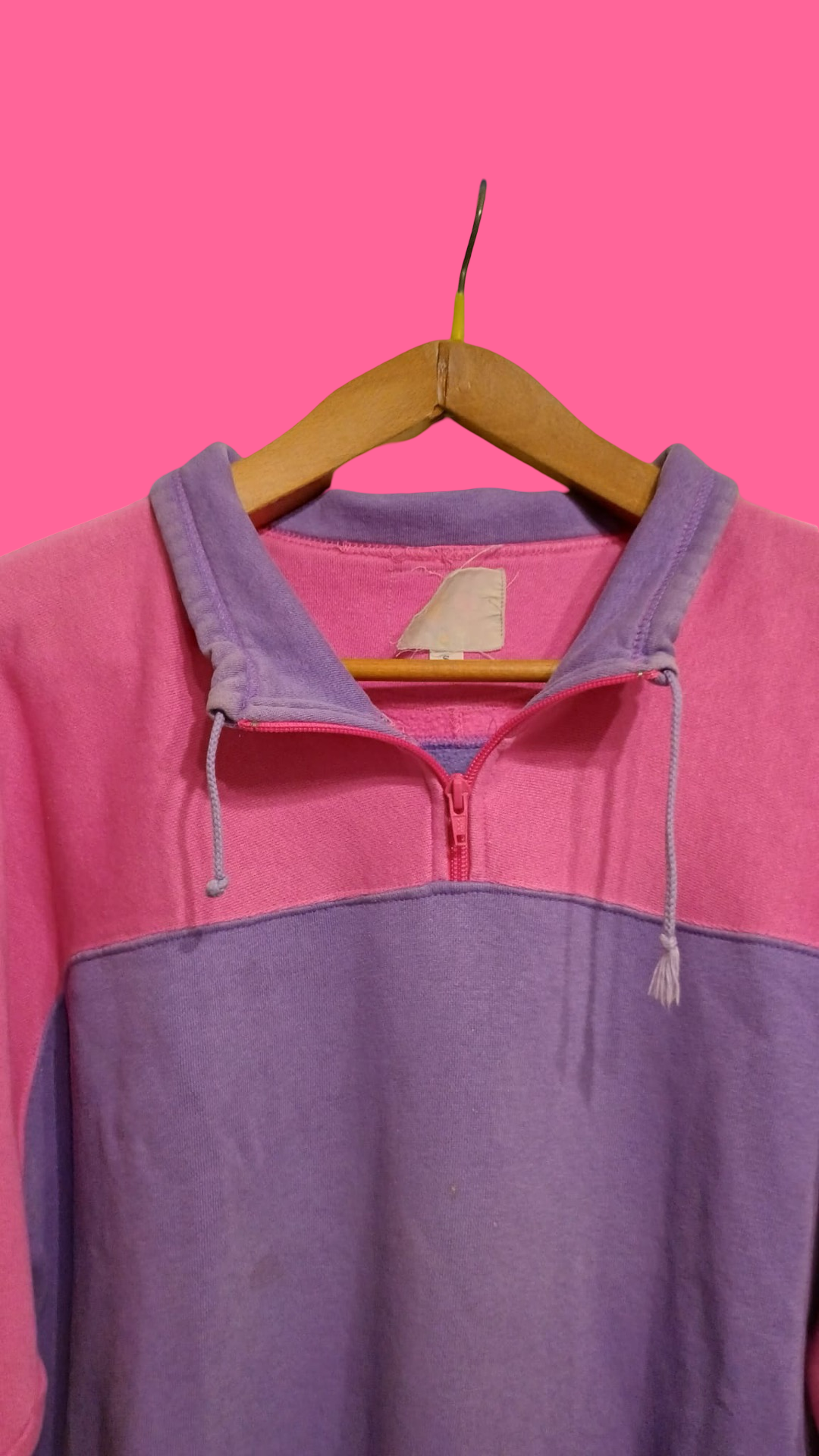 Vintage Multicolor Fantasy 90's Sweatshirt Woman Size M