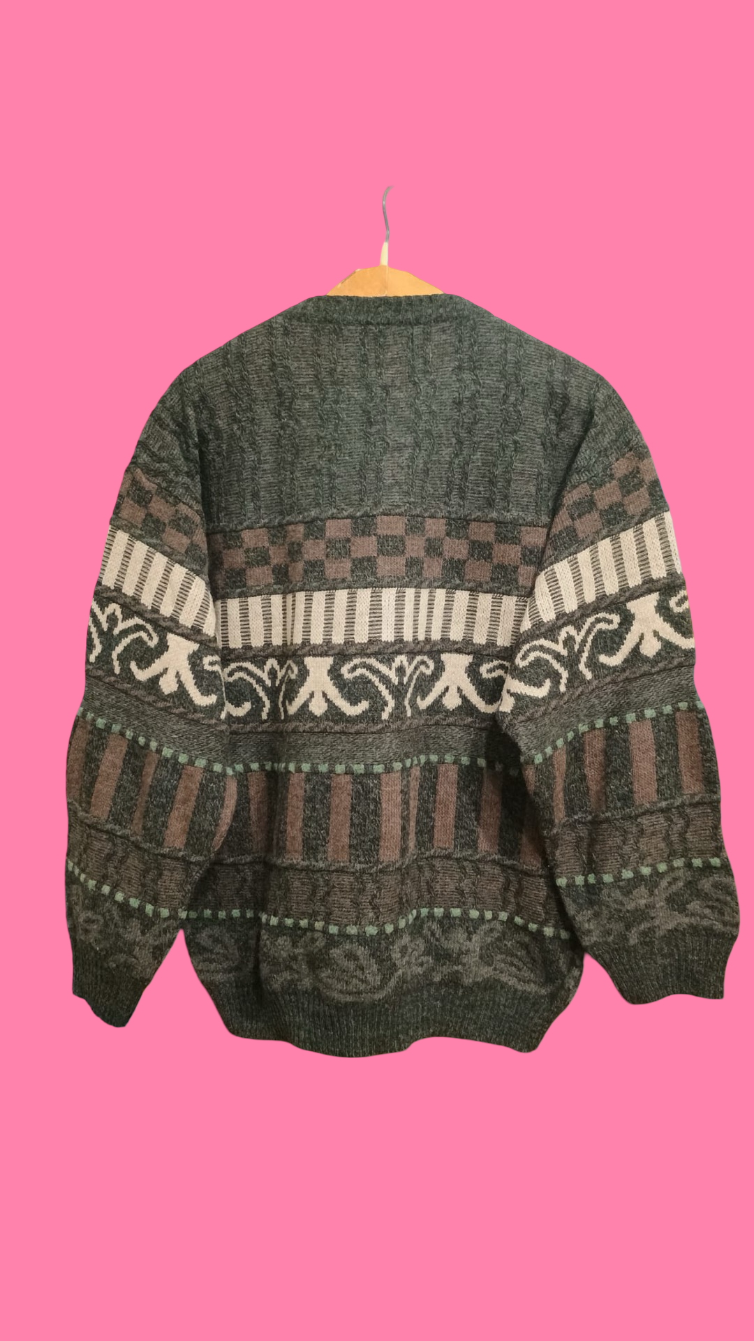 Vintage Multicolor Fantasy 90's Sweater Unisex Size M