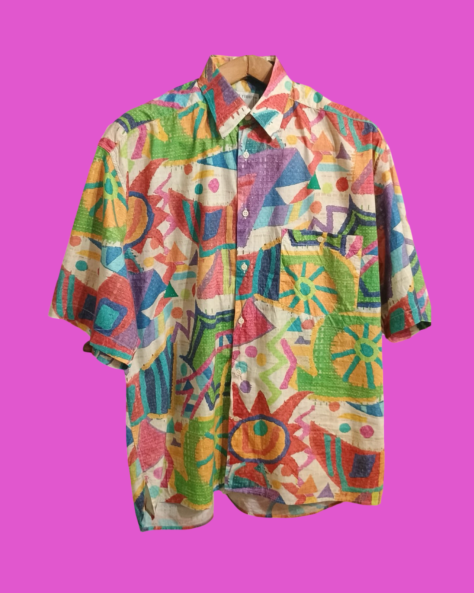 Vintage Multicolor Fantasy 90's Shirt Unisex Size L