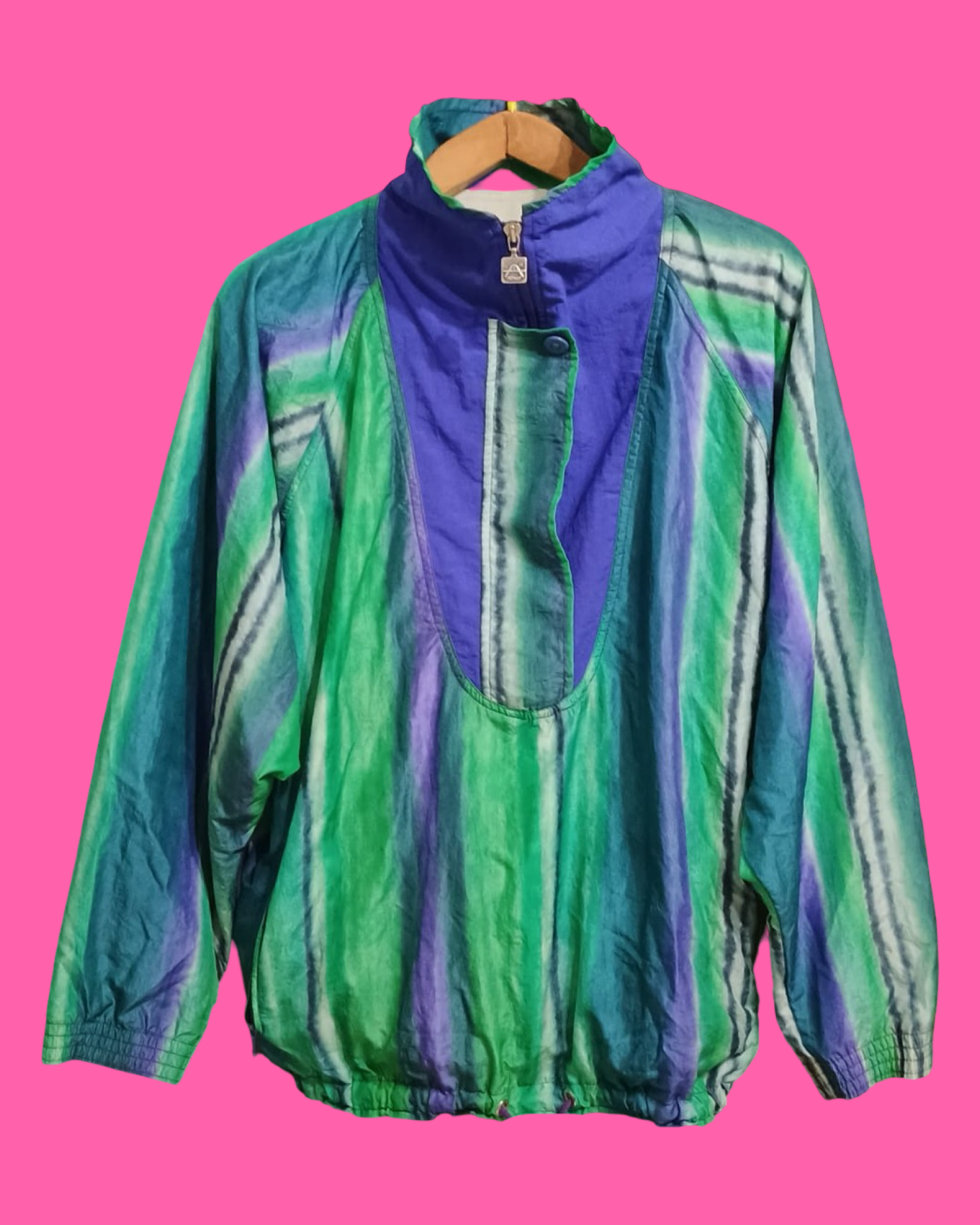 Vintage Multicolor Fantasy 90's Windbreaker Unisex Size L