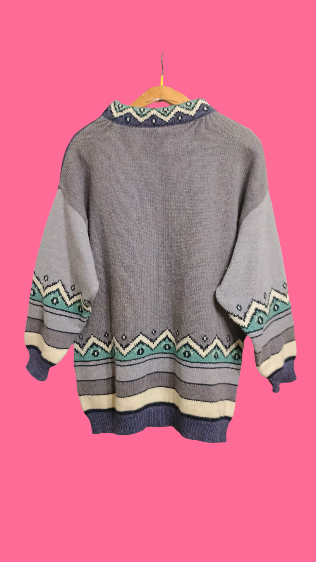 Vintage Multicolor Fantasy 90's Sweater Unisex Size XL