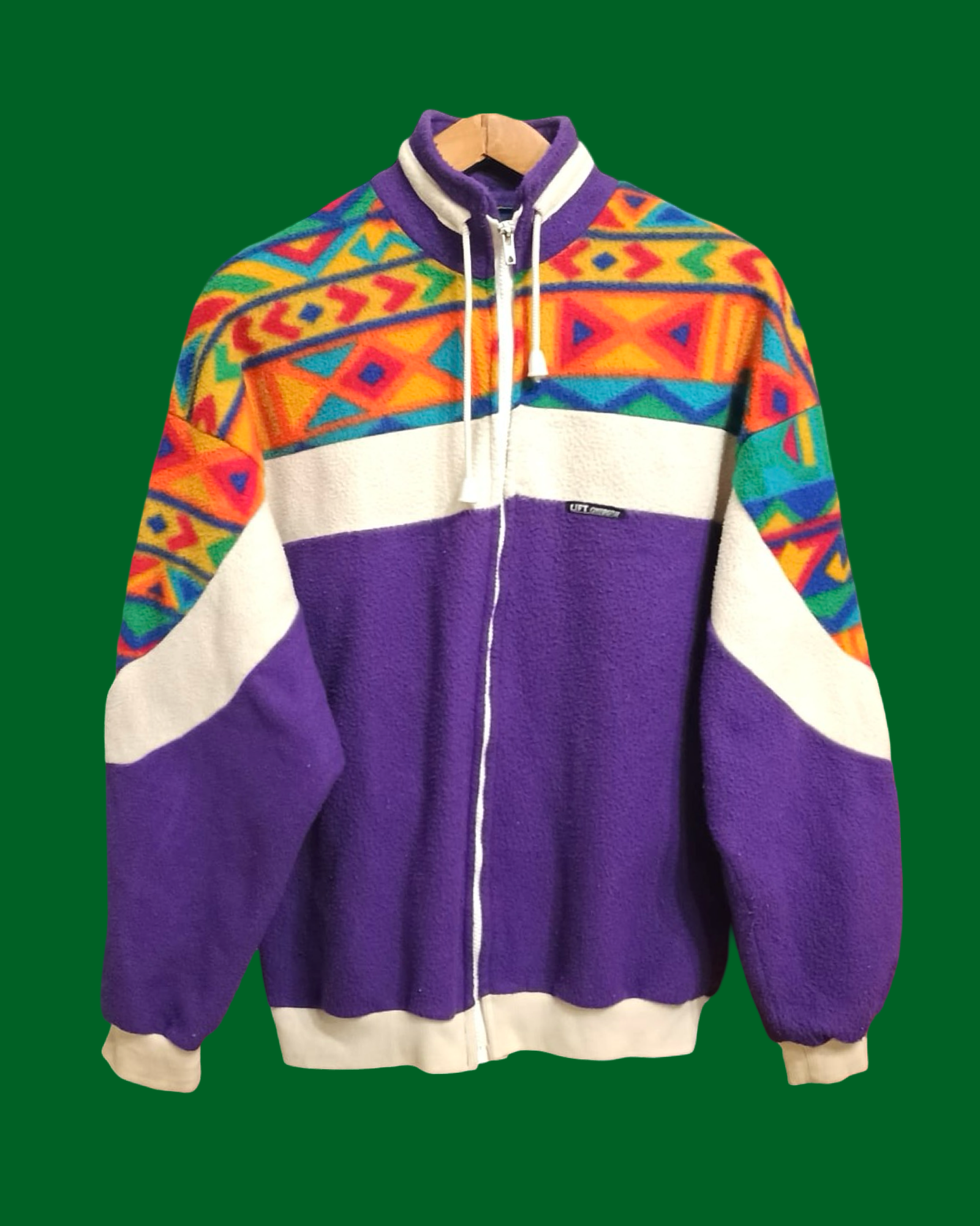 Vintage Multicolor Fantasy 90's Fleece Unisex Size L