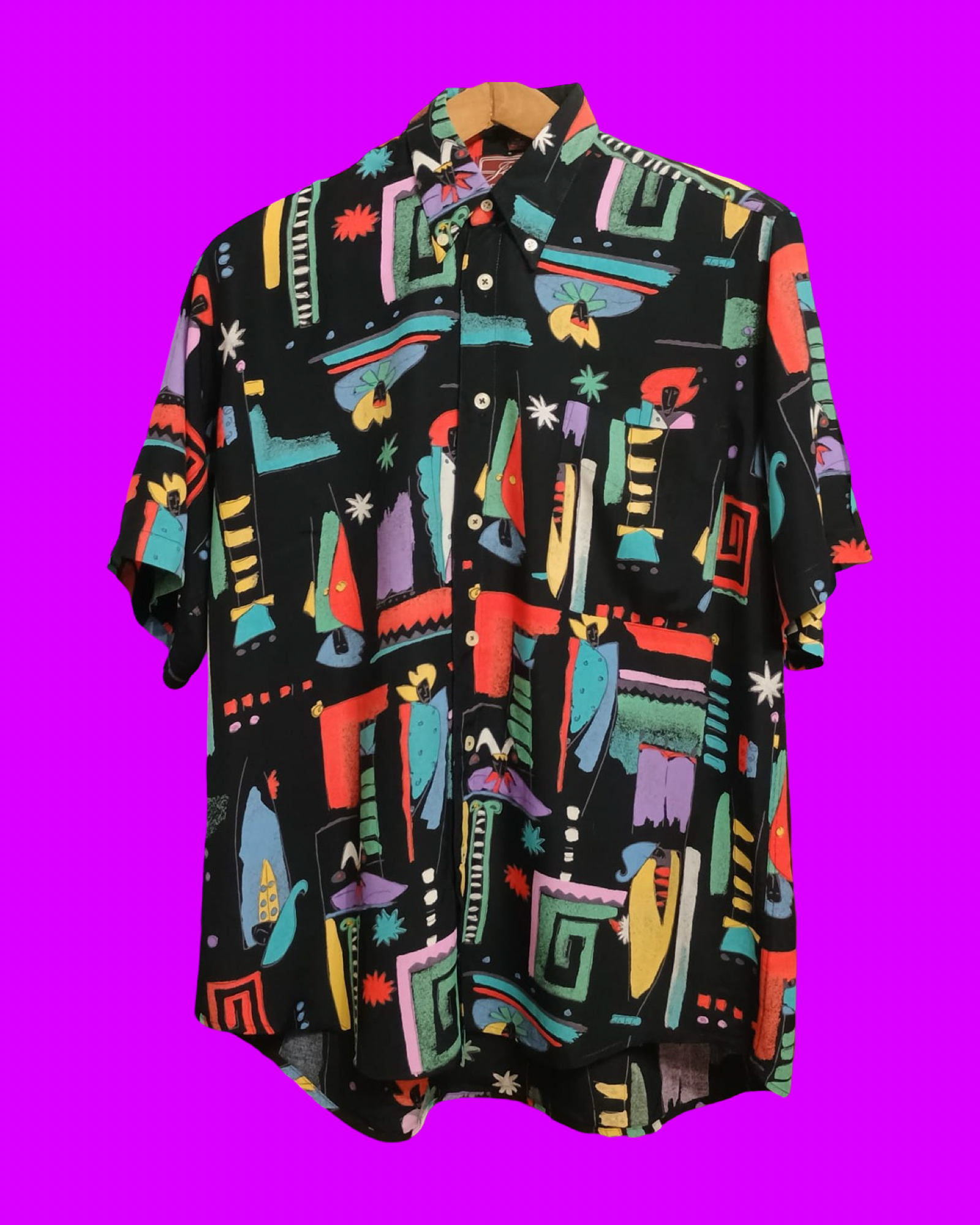 Vintage Multicolor Fantasy 90's Shirt Unisex Size M