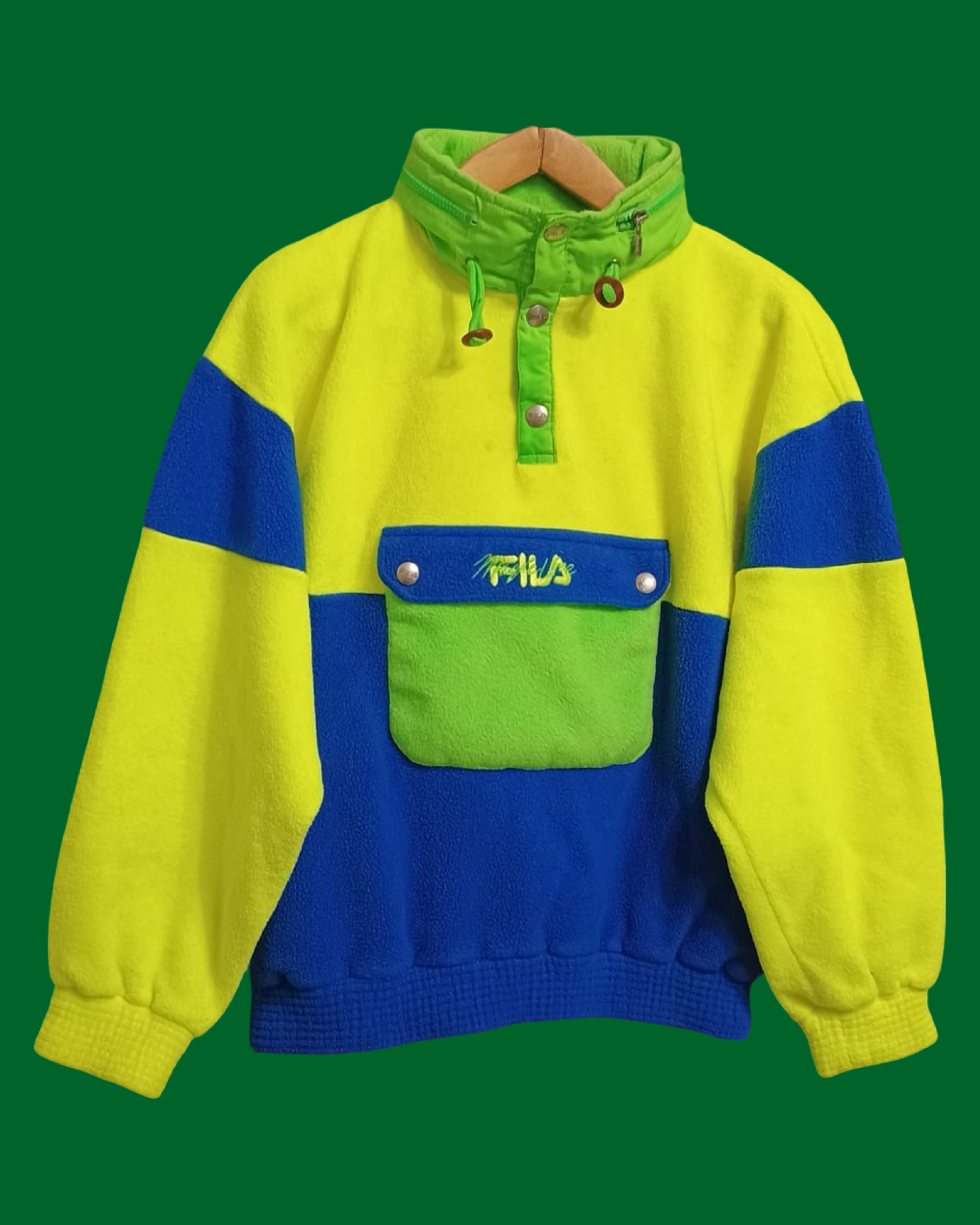 Vintage Multicolor Fantasy 90's Fila Fleece Unisex Size M