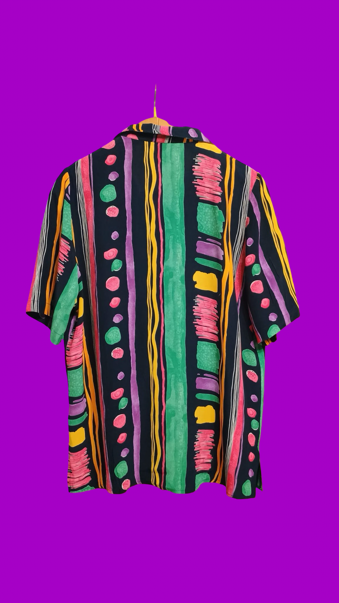 Vintage Multicolor Fantasy 90's Shirt Woman Size M