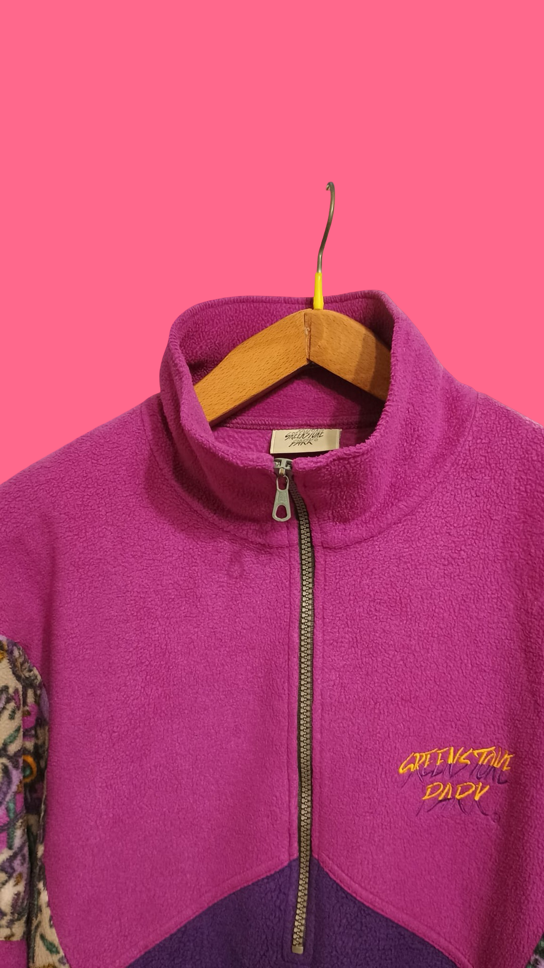 Vintage Multicolor Fantasy 90's Fleece Unisex Size L